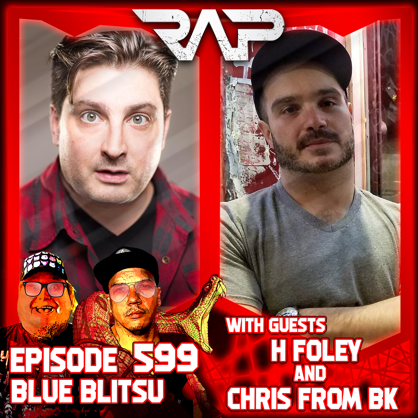 0599. Blue Blitsu (H. Foley & Chris From BK) episode artwork