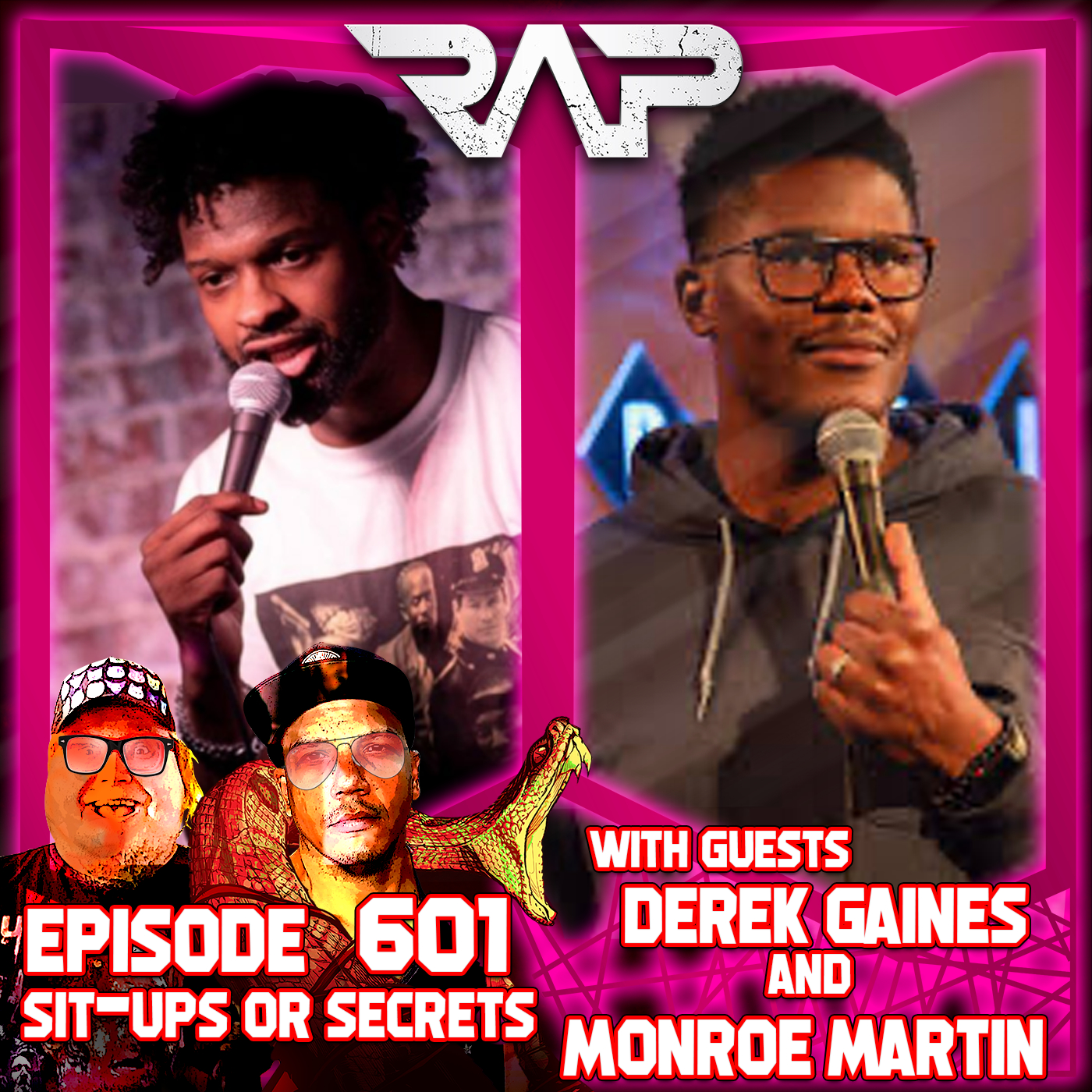 0601. Sit-Ups Or Secrets (Monroe Martin & Derek Gaines) episode artwork