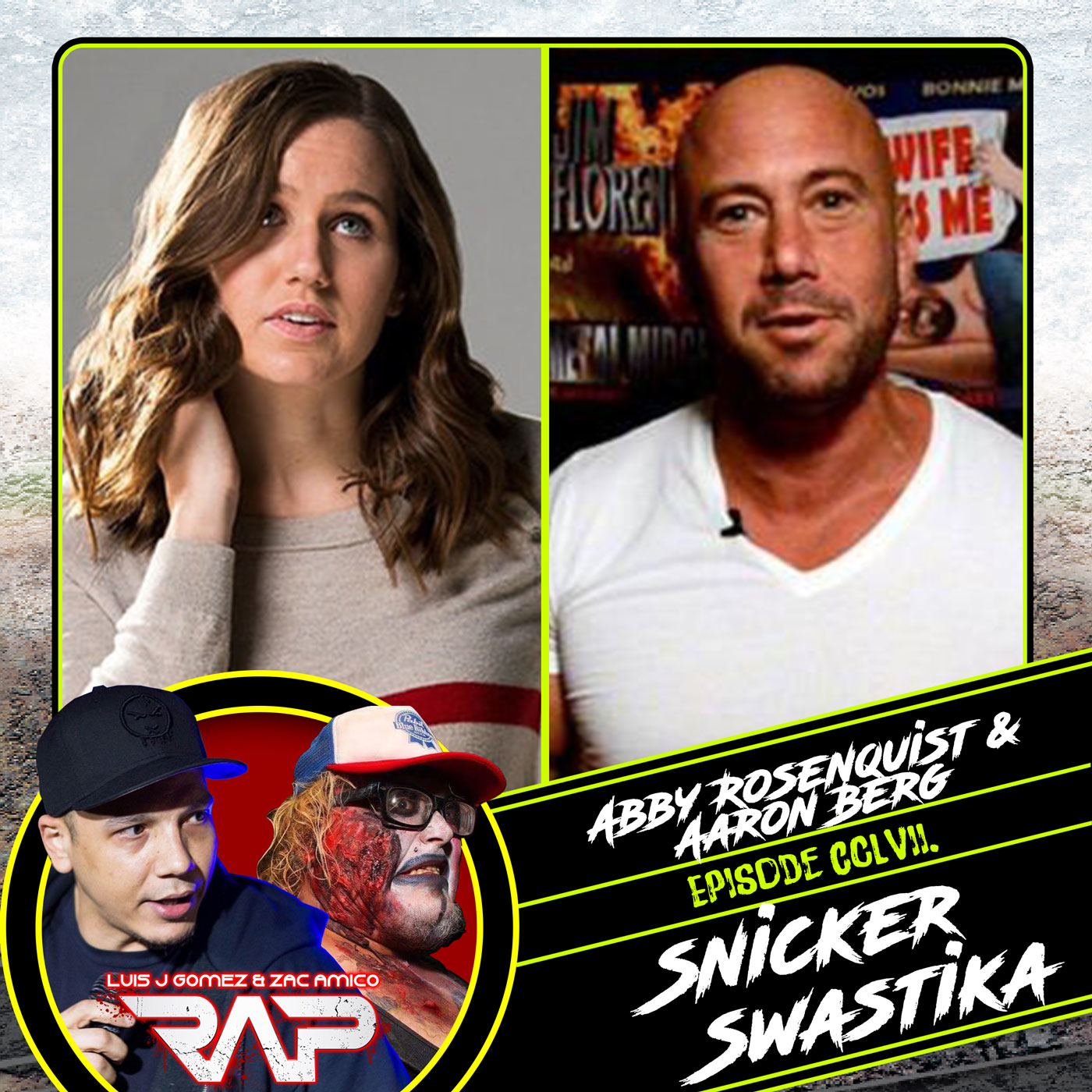 0257. Snicker Swastika (Abby Rosenquist & Aaron Berg) episode artwork