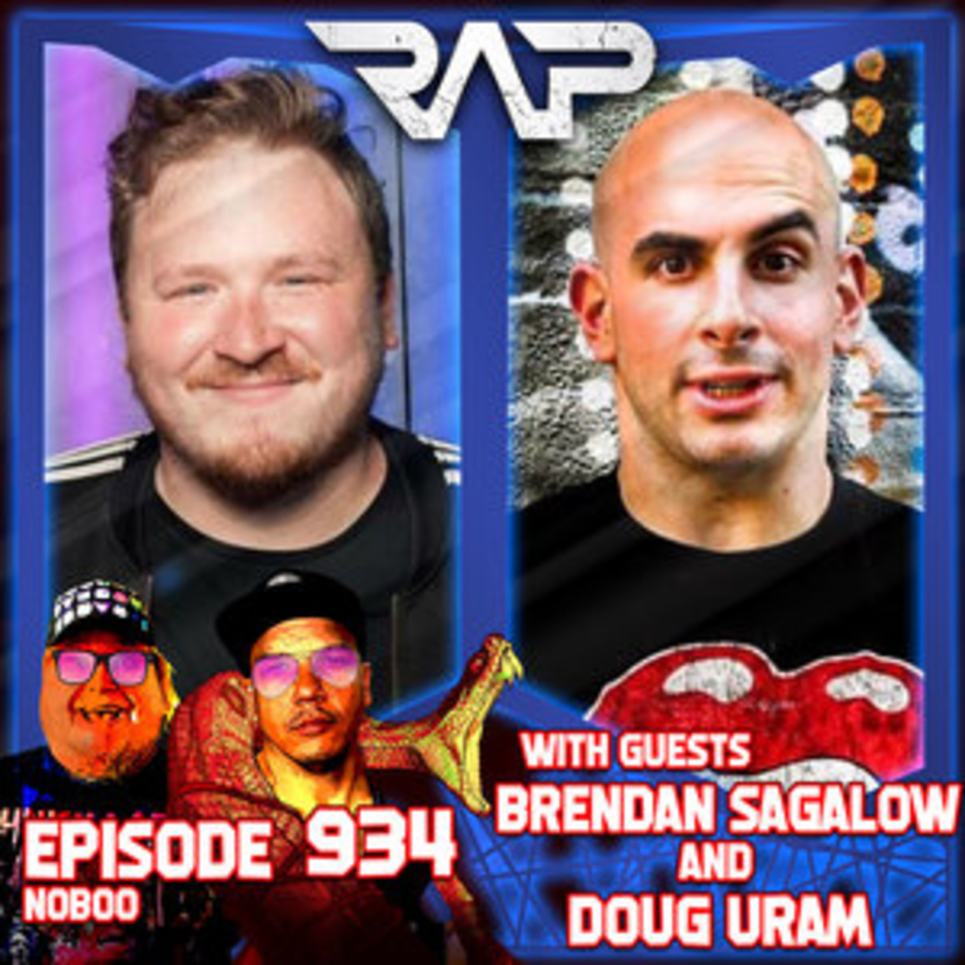 0934. NoBoo (Brendan Sagalow & Doug Uram) episode artwork