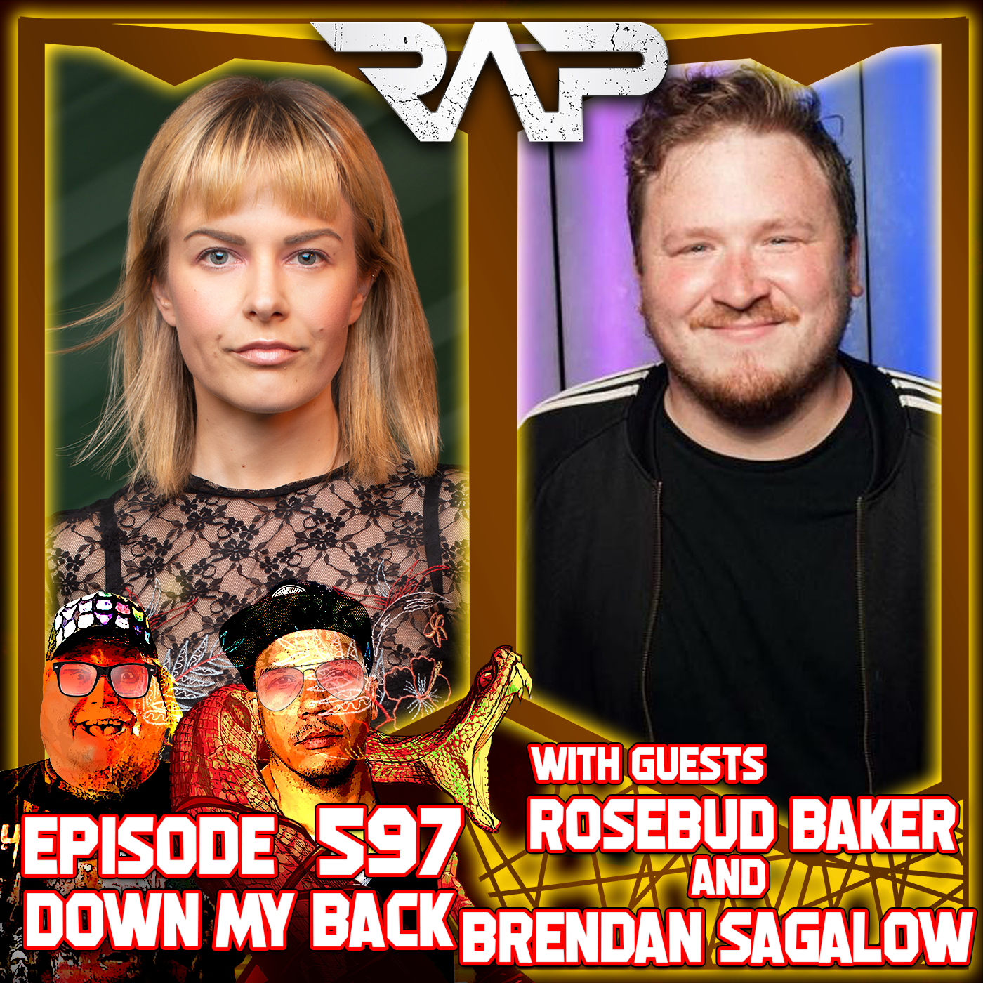 0597. Down My Back (Rosebud Baker & Brendan Sagalow) episode artwork