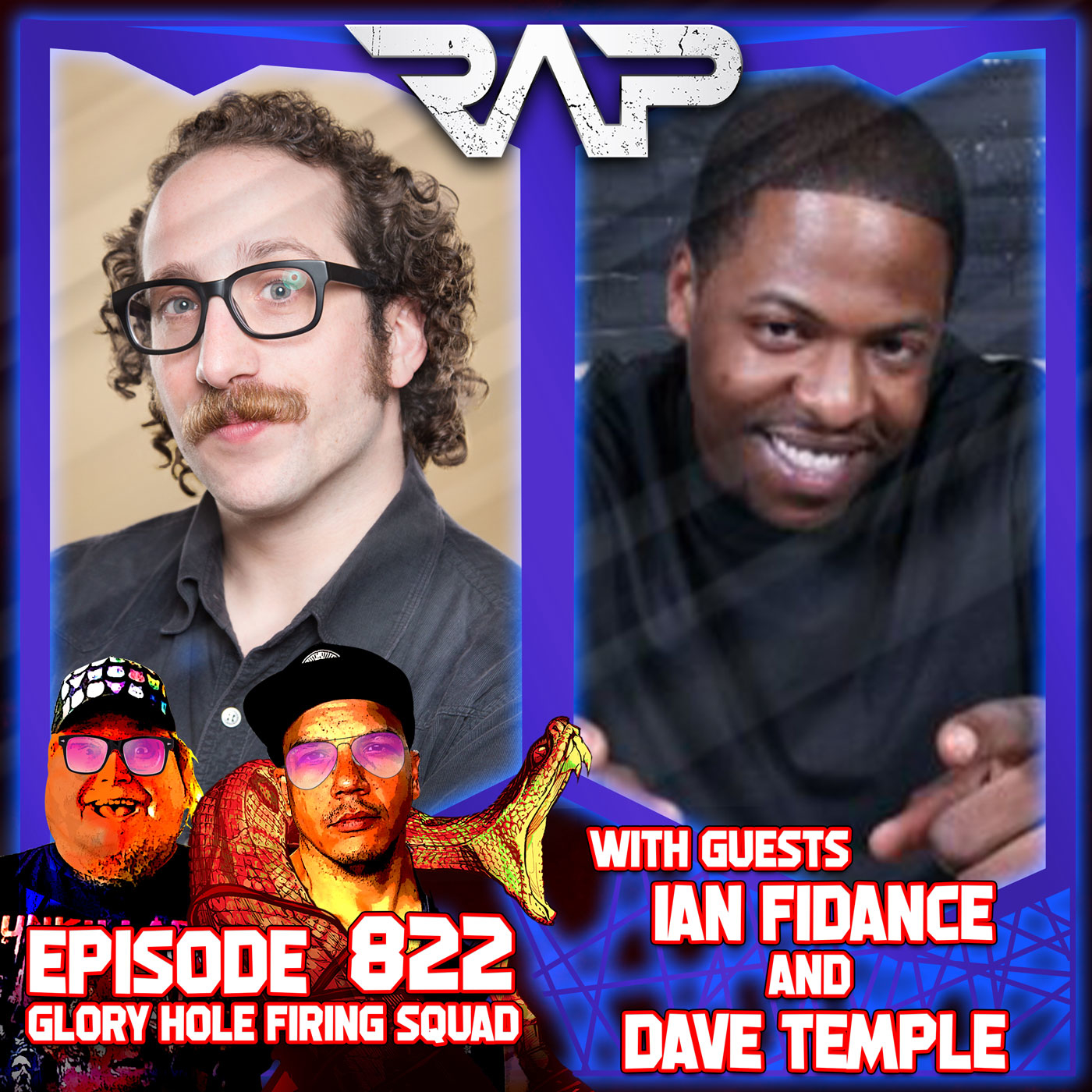 0822. Glory Hole Firing Squad (Ian Fidance & Dave Temple) episode artwork
