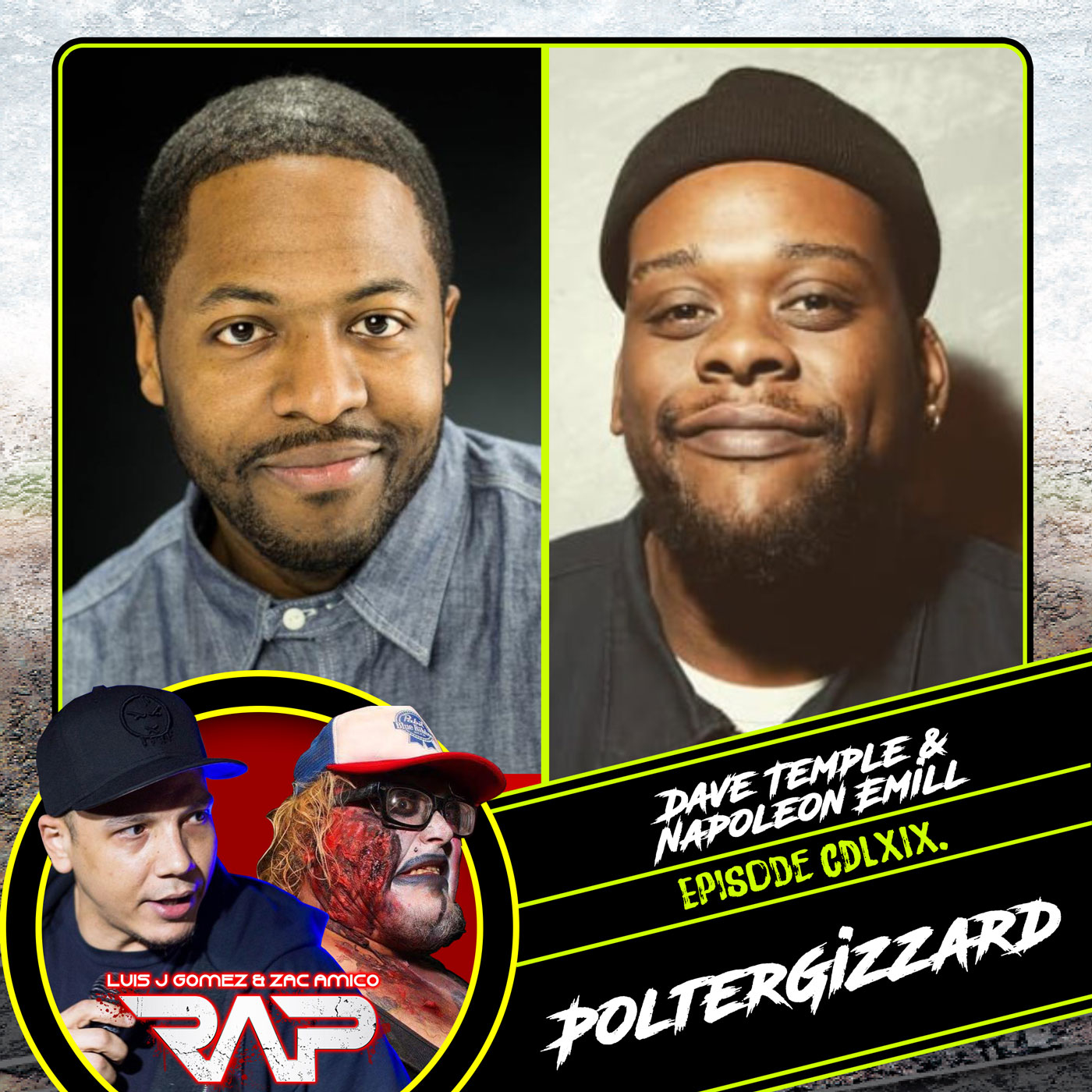 0469. Poltergizzard (Dave Temple & Napoleon Emill) episode artwork