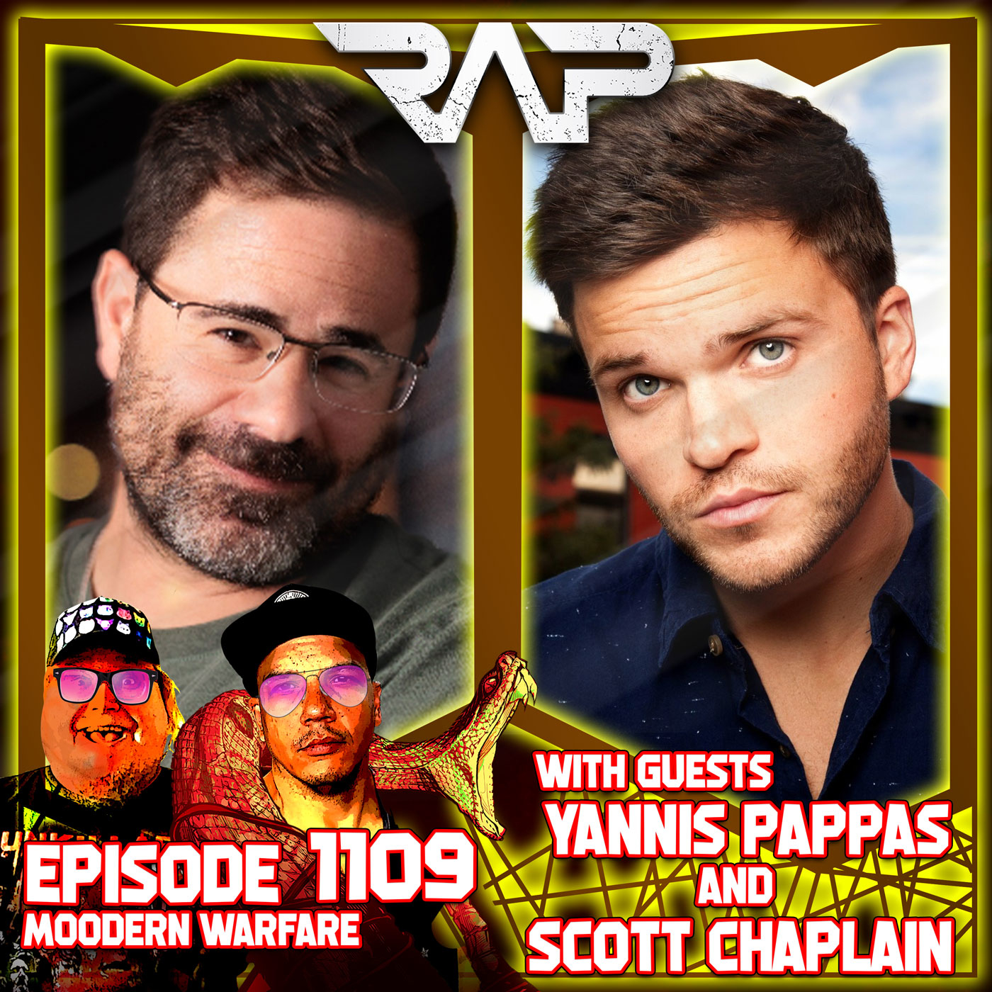 1109. Moodern Warfare (Yannis Pappas and Scott Chaplain) episode artwork