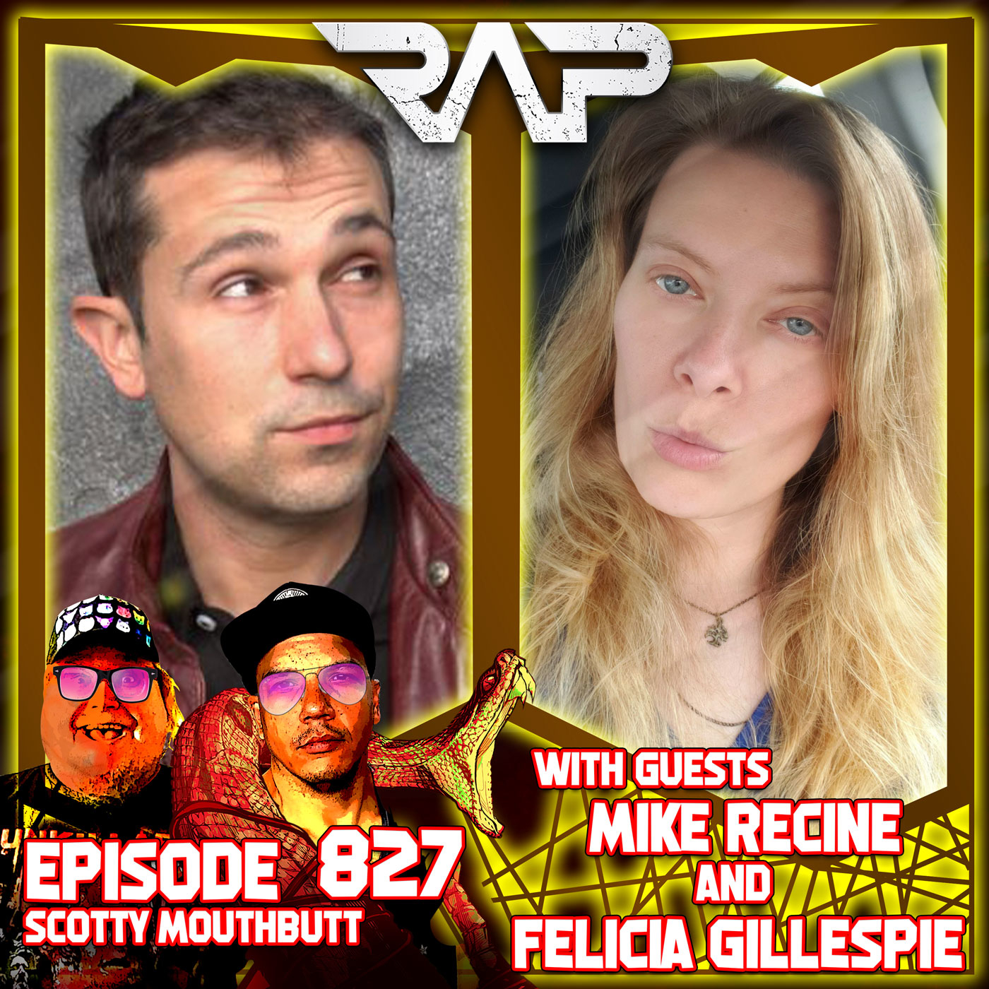0827. Scotty Mouthbutt (Mike Recine & Felicia Gillespie) episode artwork