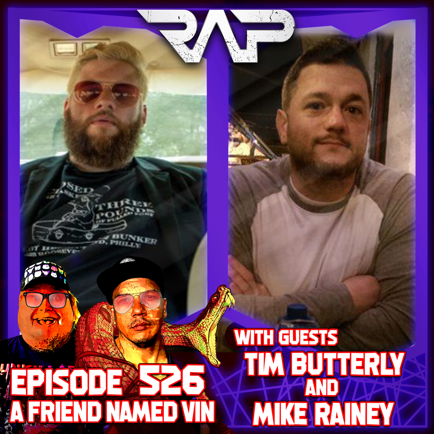0526. A Friend Named Vin (Tim Butterly & Mike Rainey) episode artwork