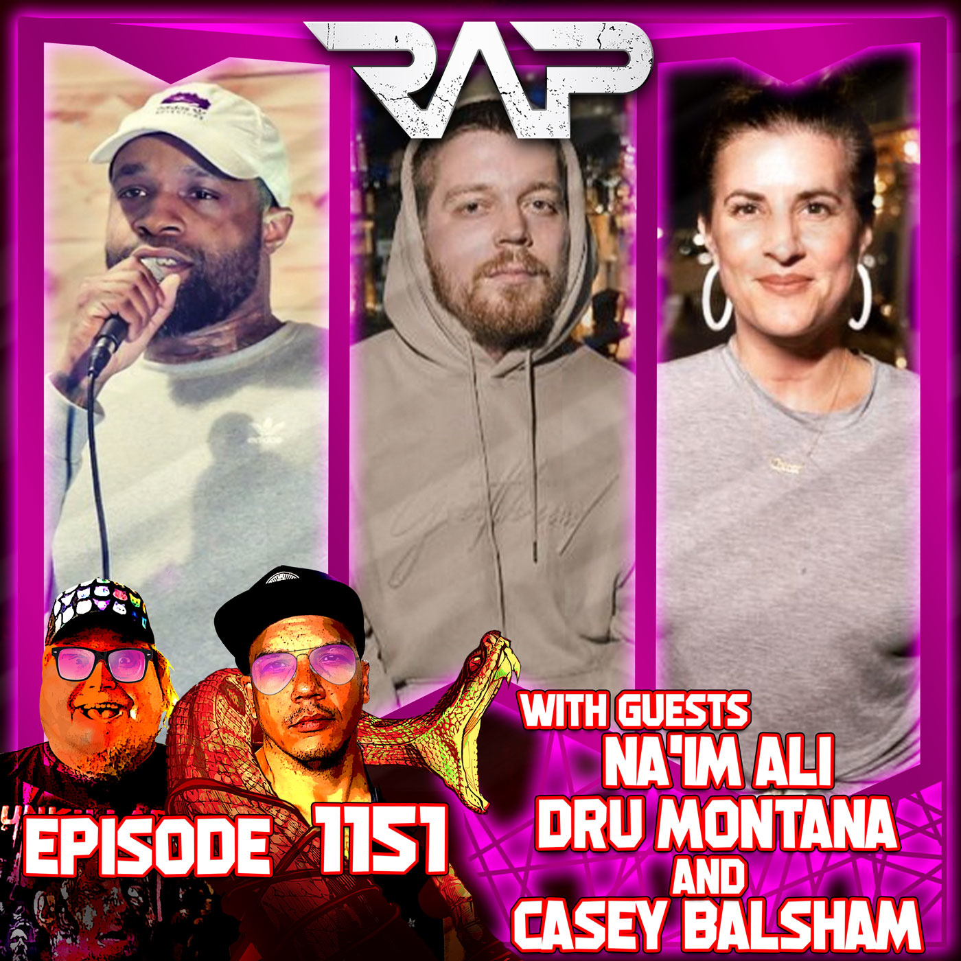 1151. (Casey Balsham, Na'im Ali and Dru Montana) episode artwork
