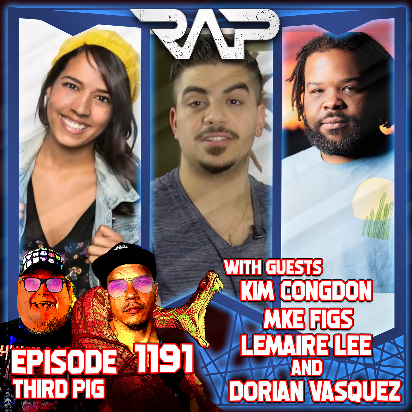 1191. Third Pig (Kim Congdon, LeMaire Lee, Mike Figs and Dorian Vasquez) episode artwork