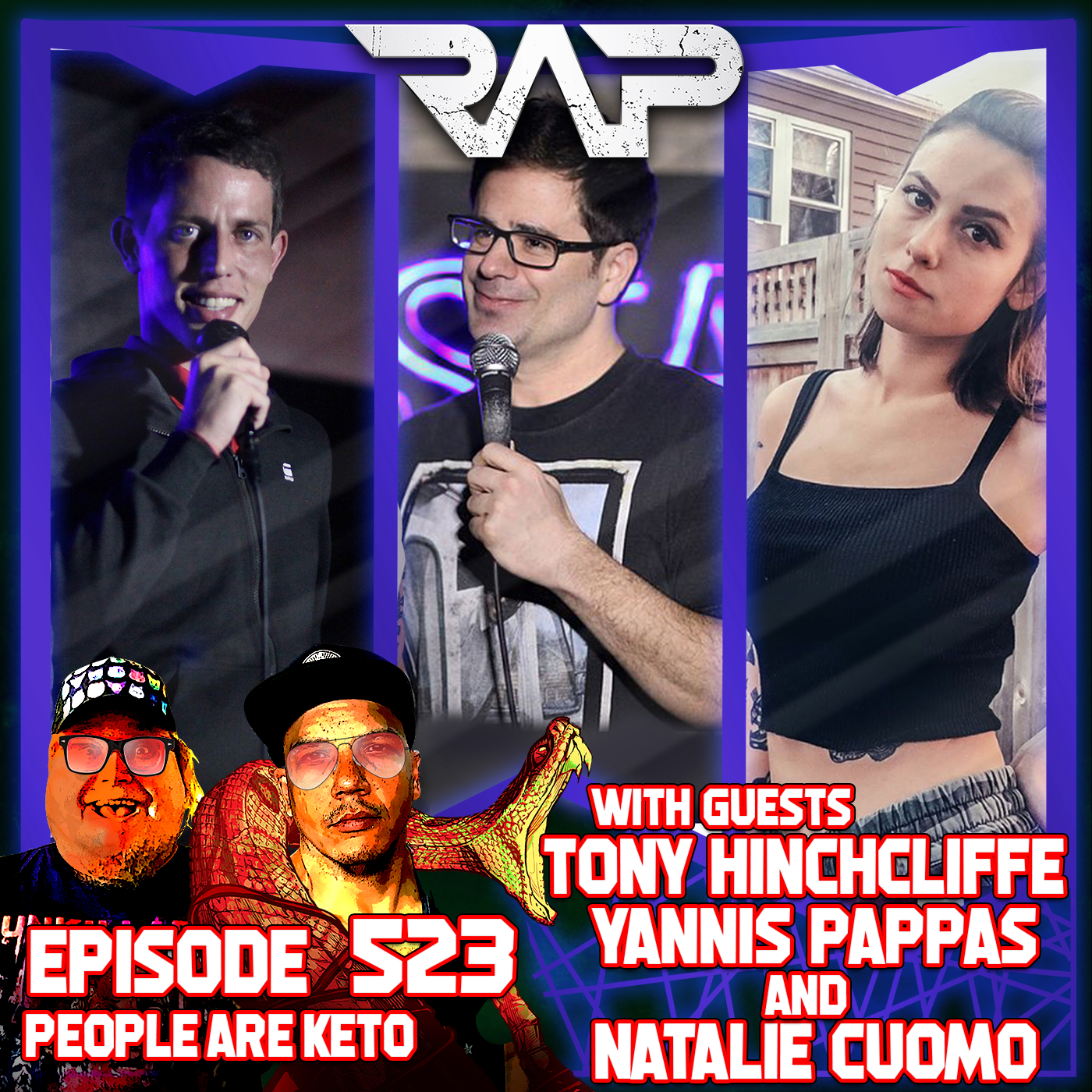 0523. People Are Keto (Tony Hinchcliffe, Yannis Pappas & Natalie Cuomo) episode artwork