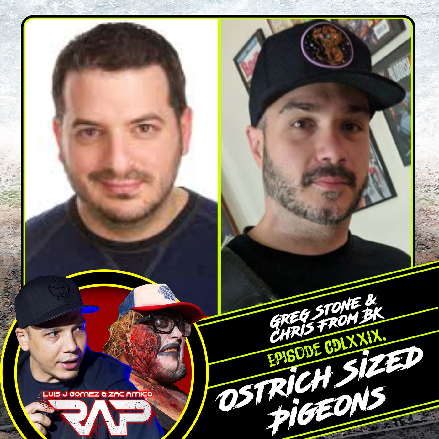 0479. Ostrich Sized Pigeons (Greg Stone & Chris From BK) episode artwork