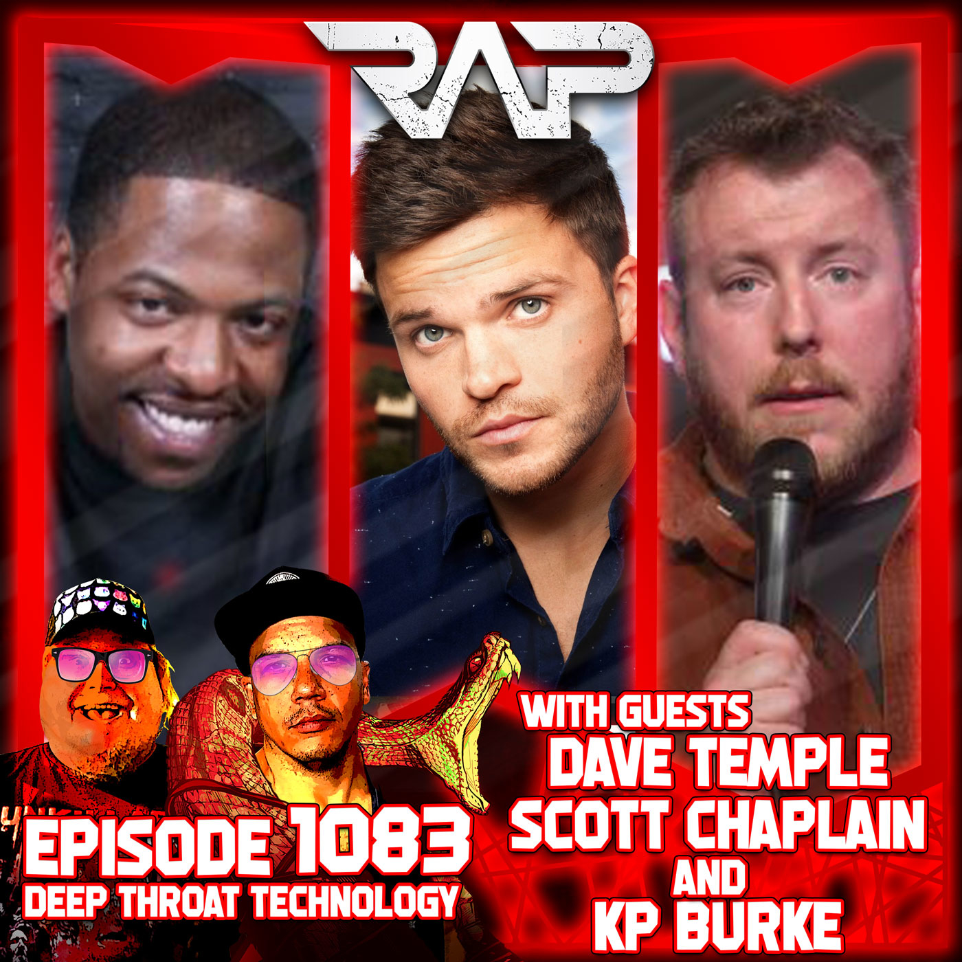 1083. Deep Throat Technology (Dave Temple, Scott Chaplain, and KP Burke) episode artwork