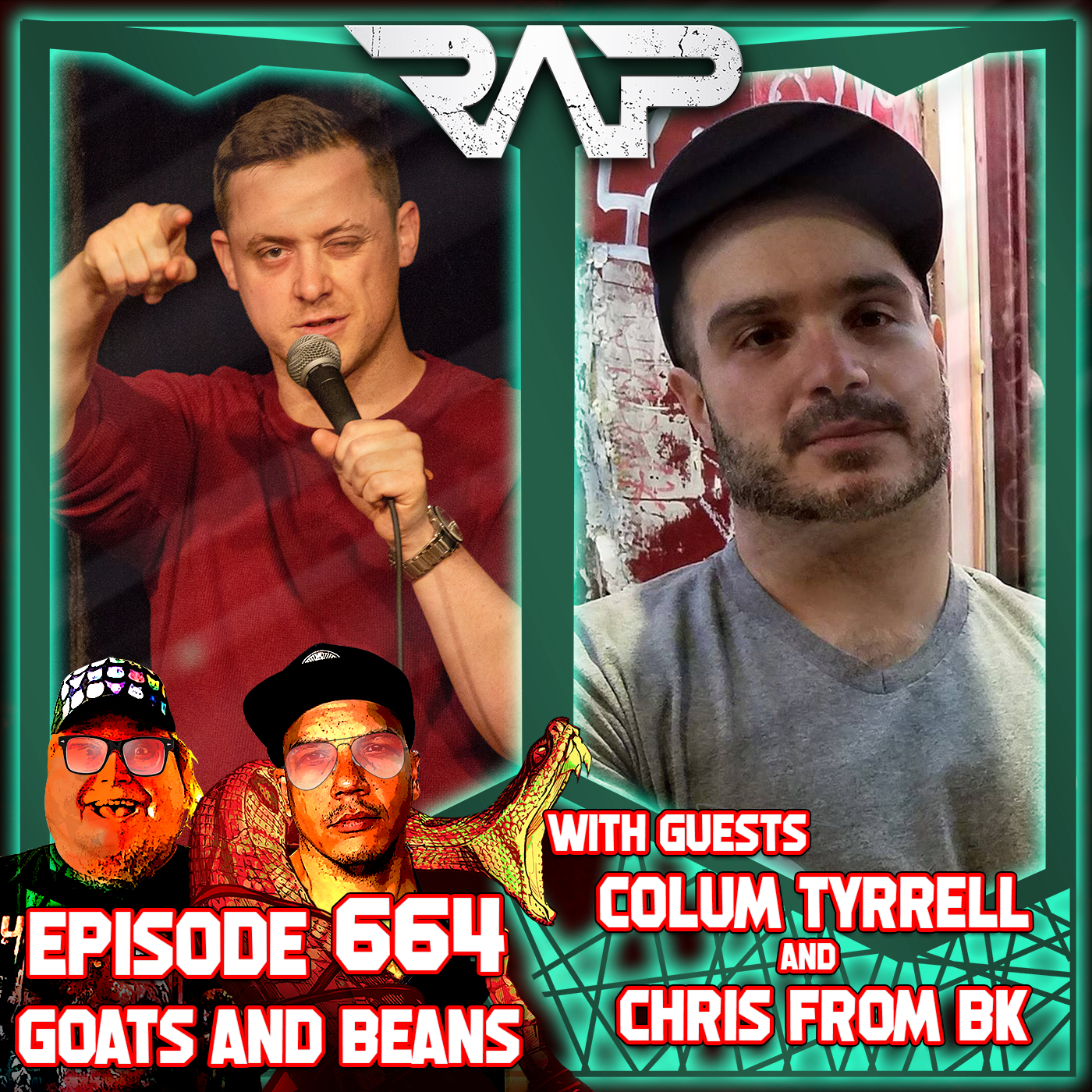 0664. Goats and Beans (Colum Tyrrell and Chris from BK) episode artwork