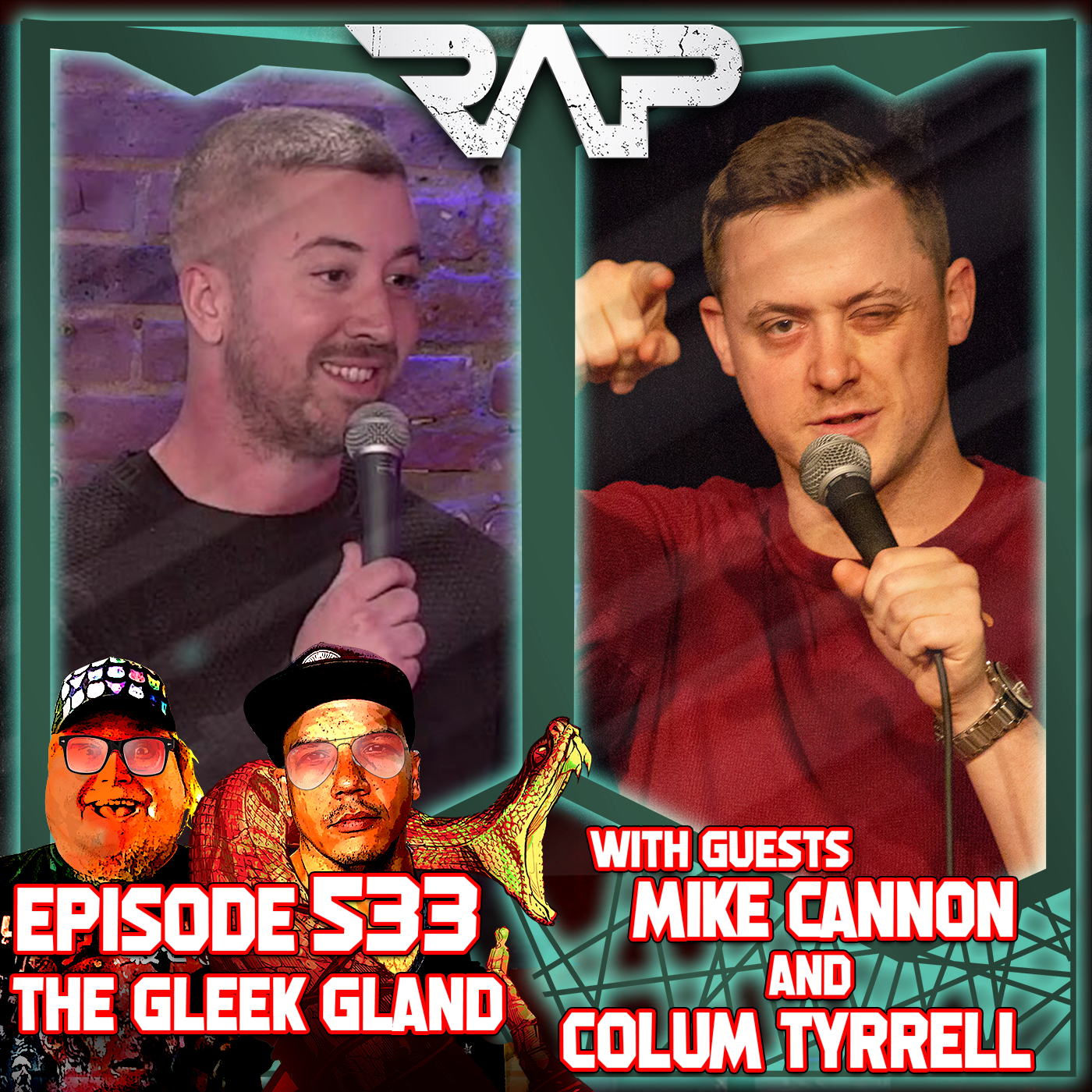 0533. The Gleek Gland (Mike Cannon & Colum Tyrrell) episode artwork