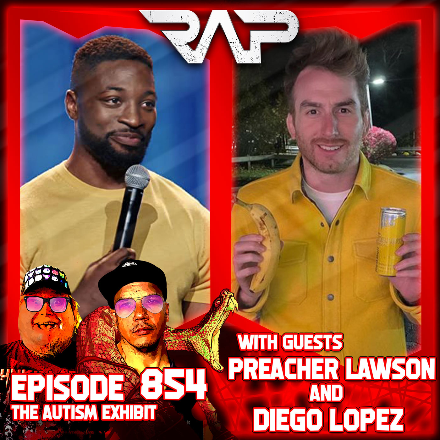 0854. The Autism Exhibit (Preacher Lawson And Diego Lopez) episode artwork