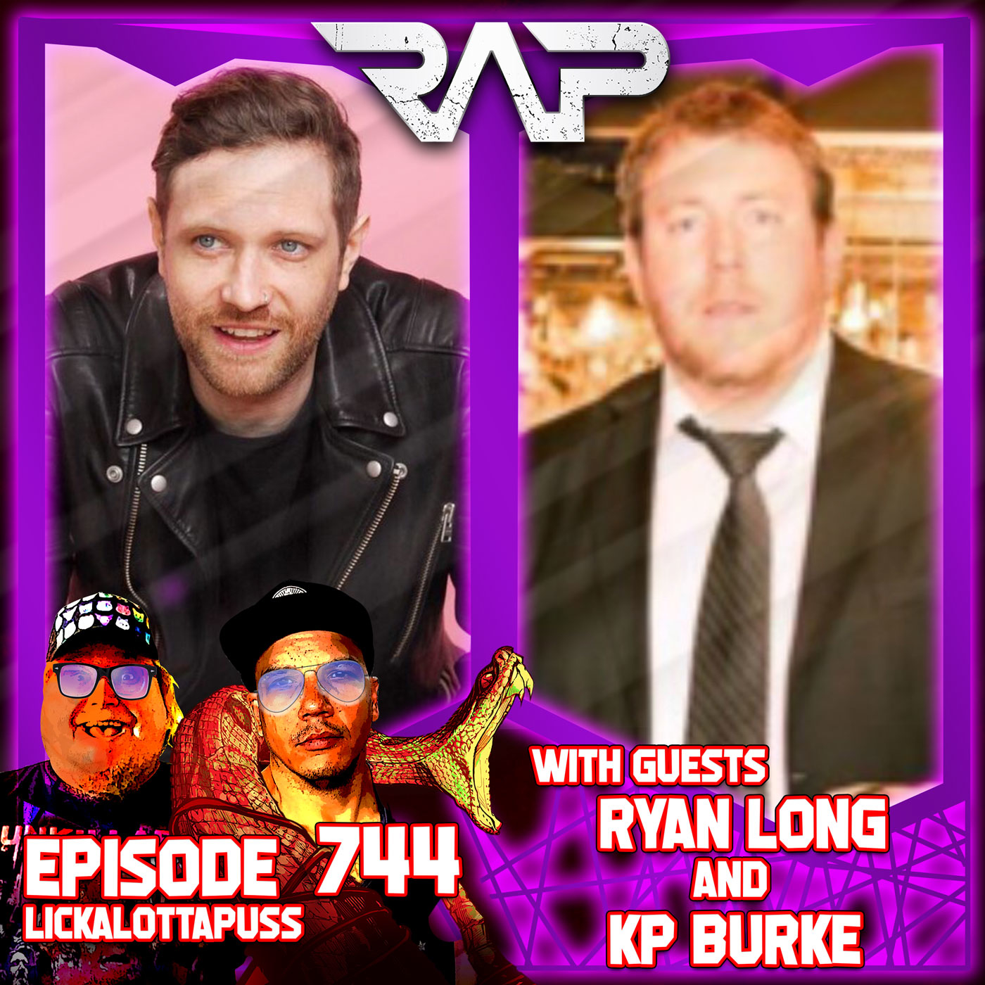 0744. Lickalottapuss (Ryan Long & KP Burke) episode artwork