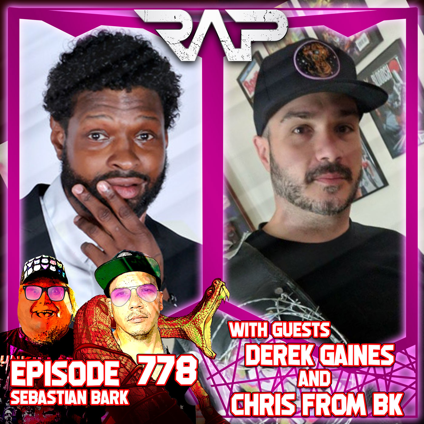 0778. Sebastian Bark (Derek Gaines & Chris From BK) episode artwork