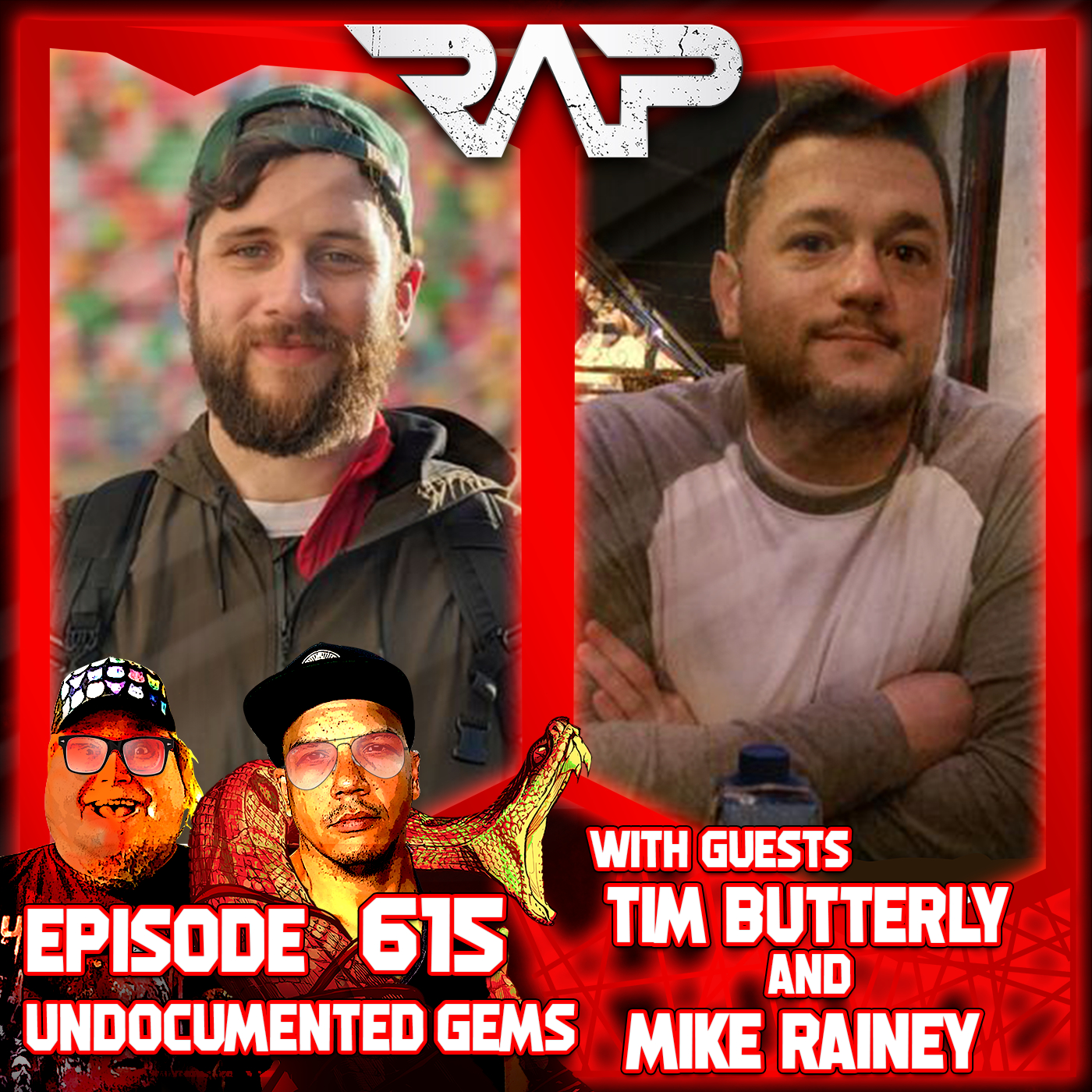 0615. Undocumented Gems (Tim Butterly & Mike Rainey) episode artwork