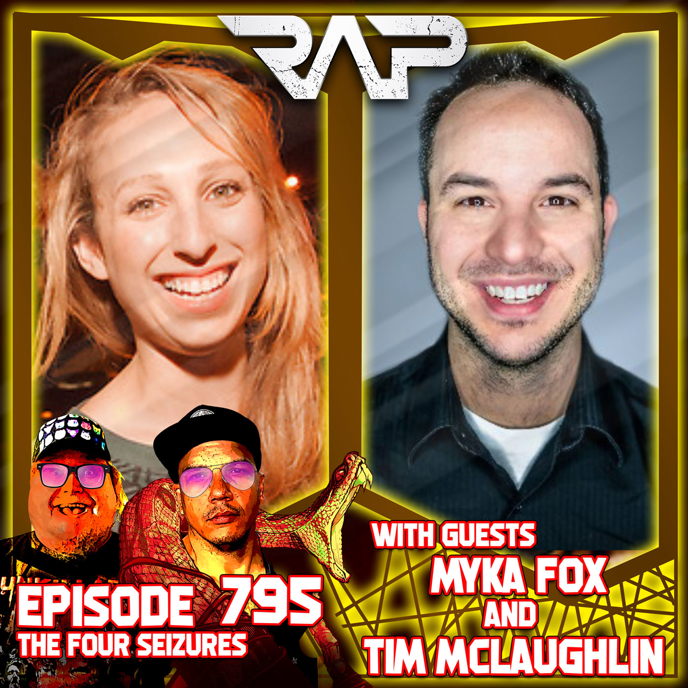 0795. The Four Seizures (Myka Fox & Tim McLaughlin) episode artwork