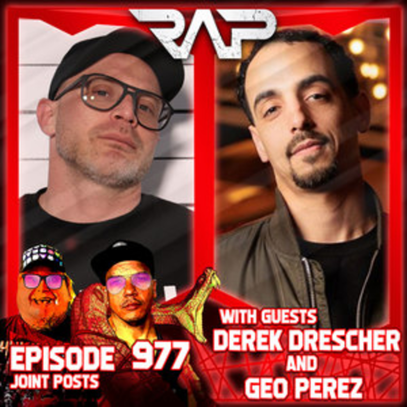 0977. Joint Posts (Derek Drescher & Geo Perez) episode artwork