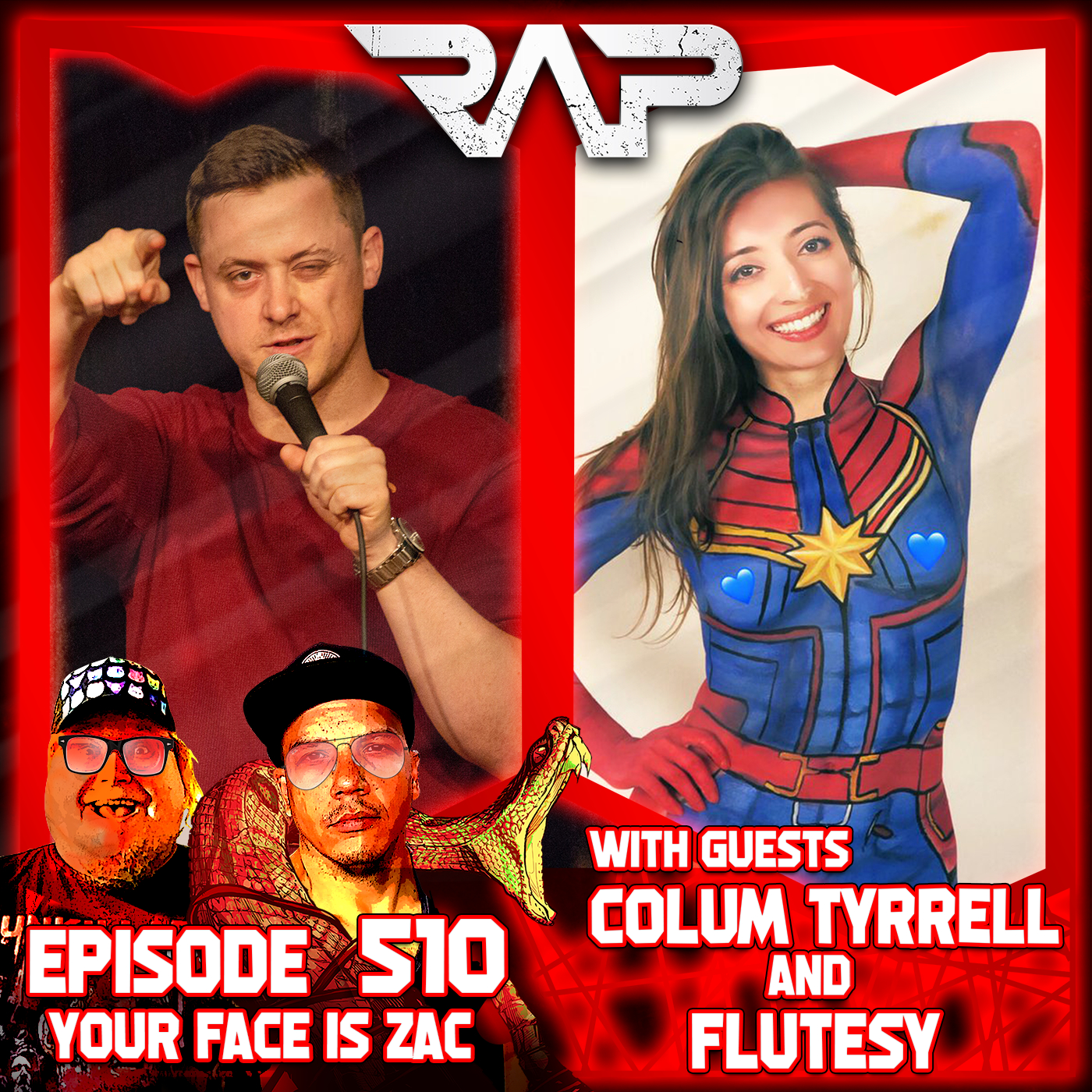 0510. Your Face Is Zac (Colum Tyrrell & Flutesy) episode artwork