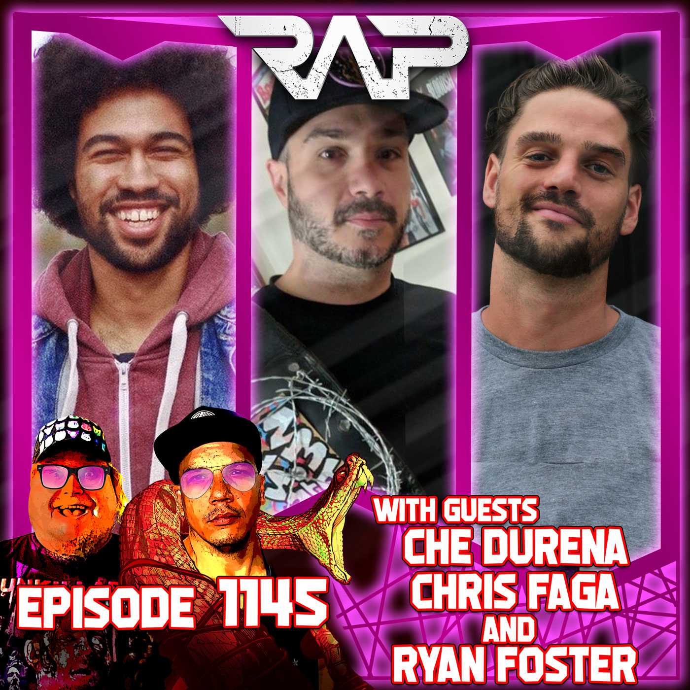 1145. Che Durena, Chris Faga and Ryan Foster episode artwork