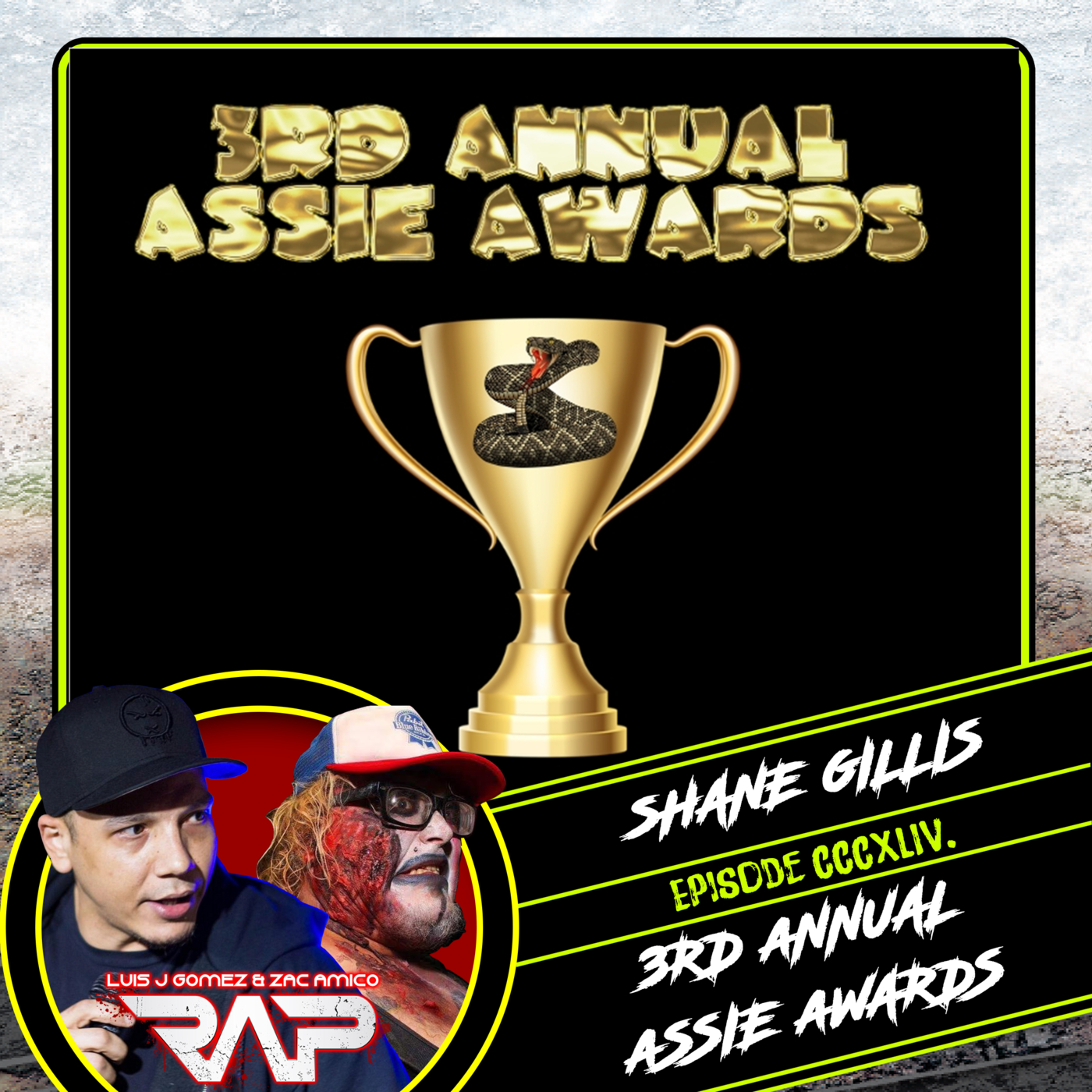 0344. 3rd Annual Assie Awards Live From The Creek (Shane Gillis) episode artwork