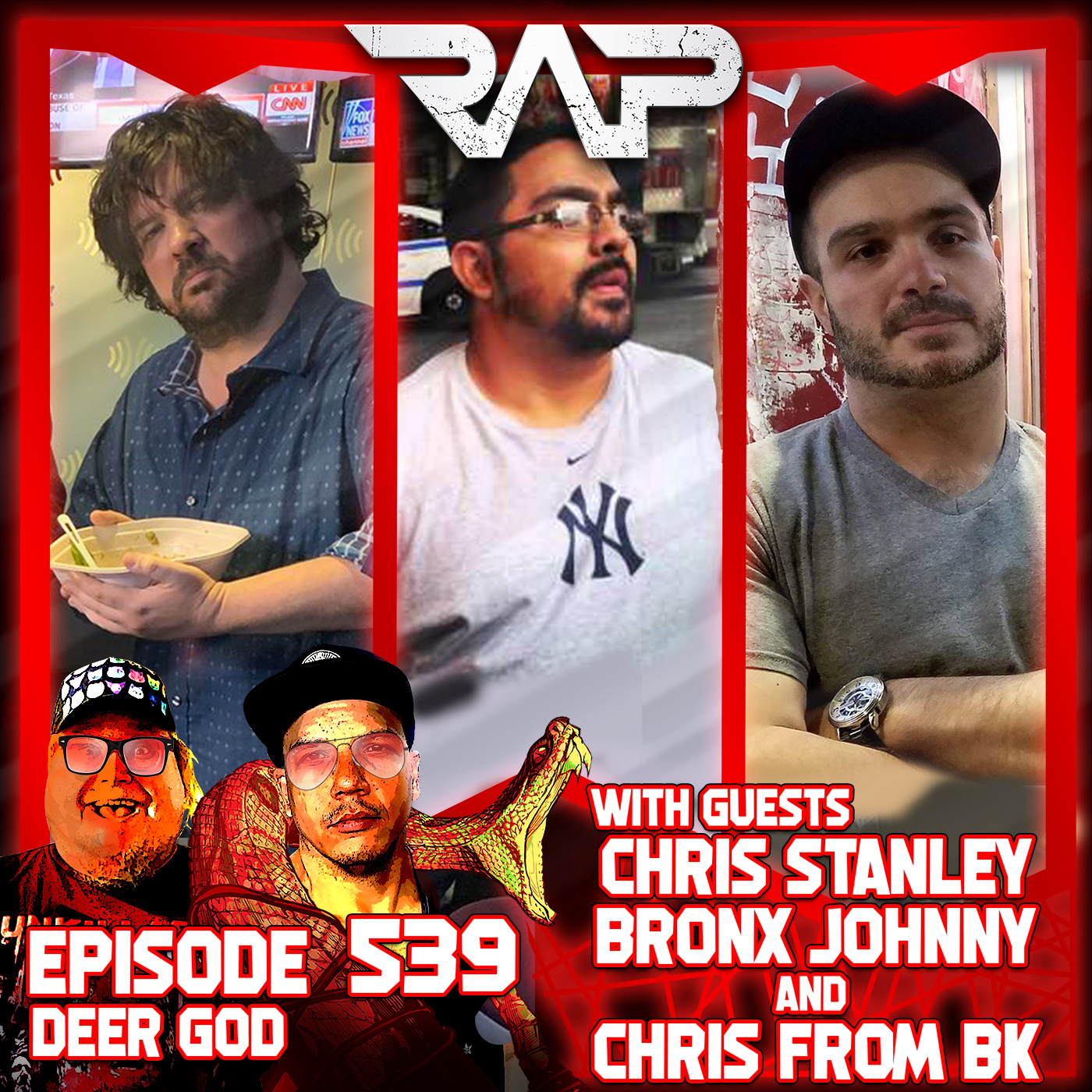 0539. Deer God (Chris Stanley, Bronx Johnny & Chris From BK) episode artwork