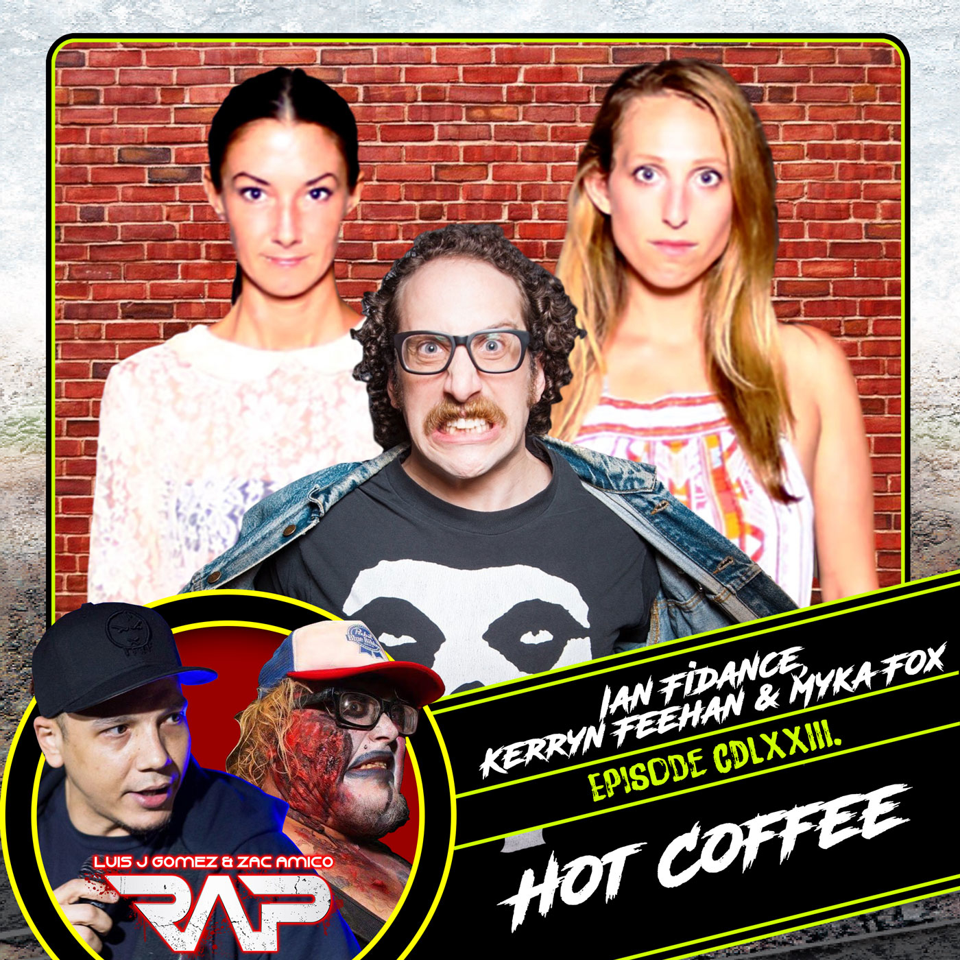 0473. Hot Coffee (Ian Fidance, Kerryn Feehan & Myka Fox) episode artwork