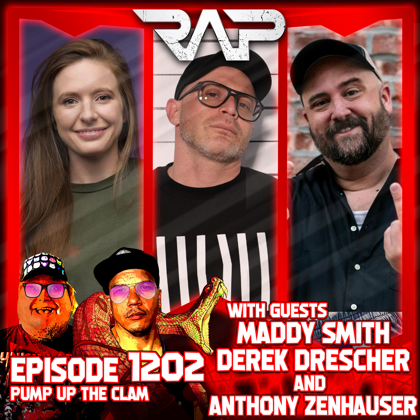1202. Pump Up The Clam (Maddy Smith, Derek Drescher and Anthony Zenhauser) episode artwork