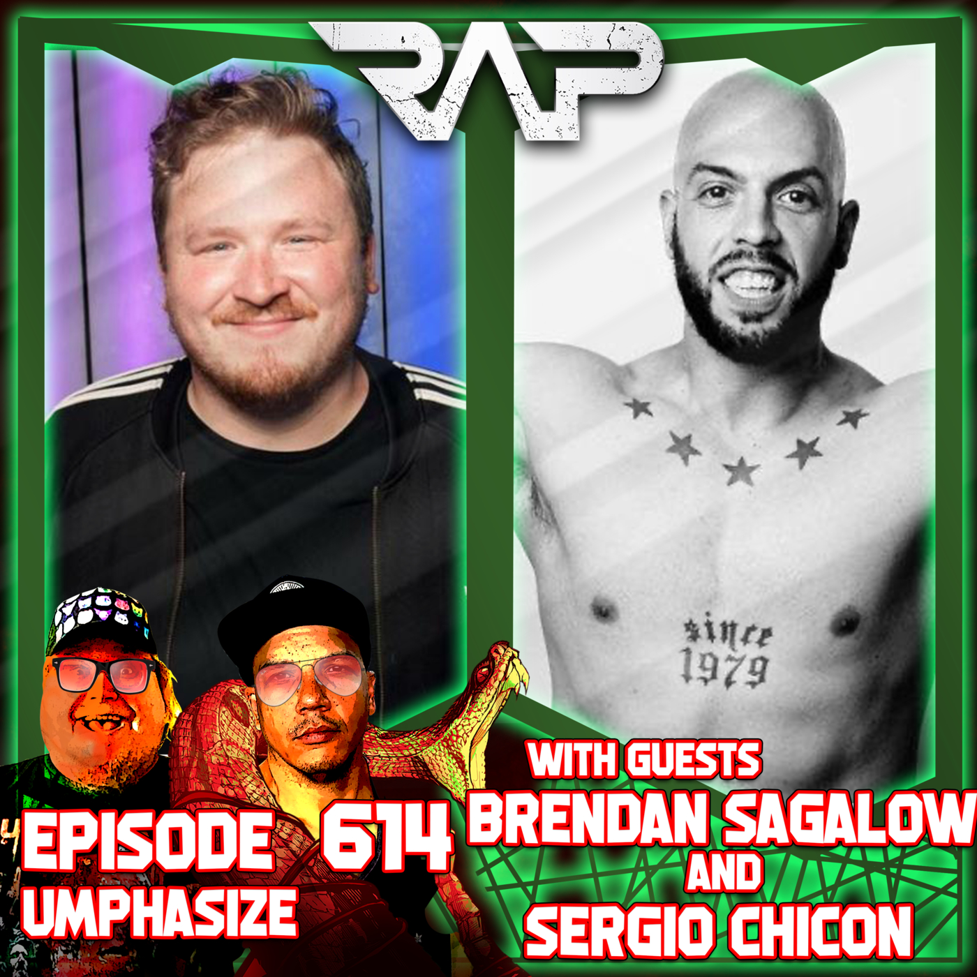 0614. Umphasize (Brendan Sagalow & Sergio Chicon) episode artwork