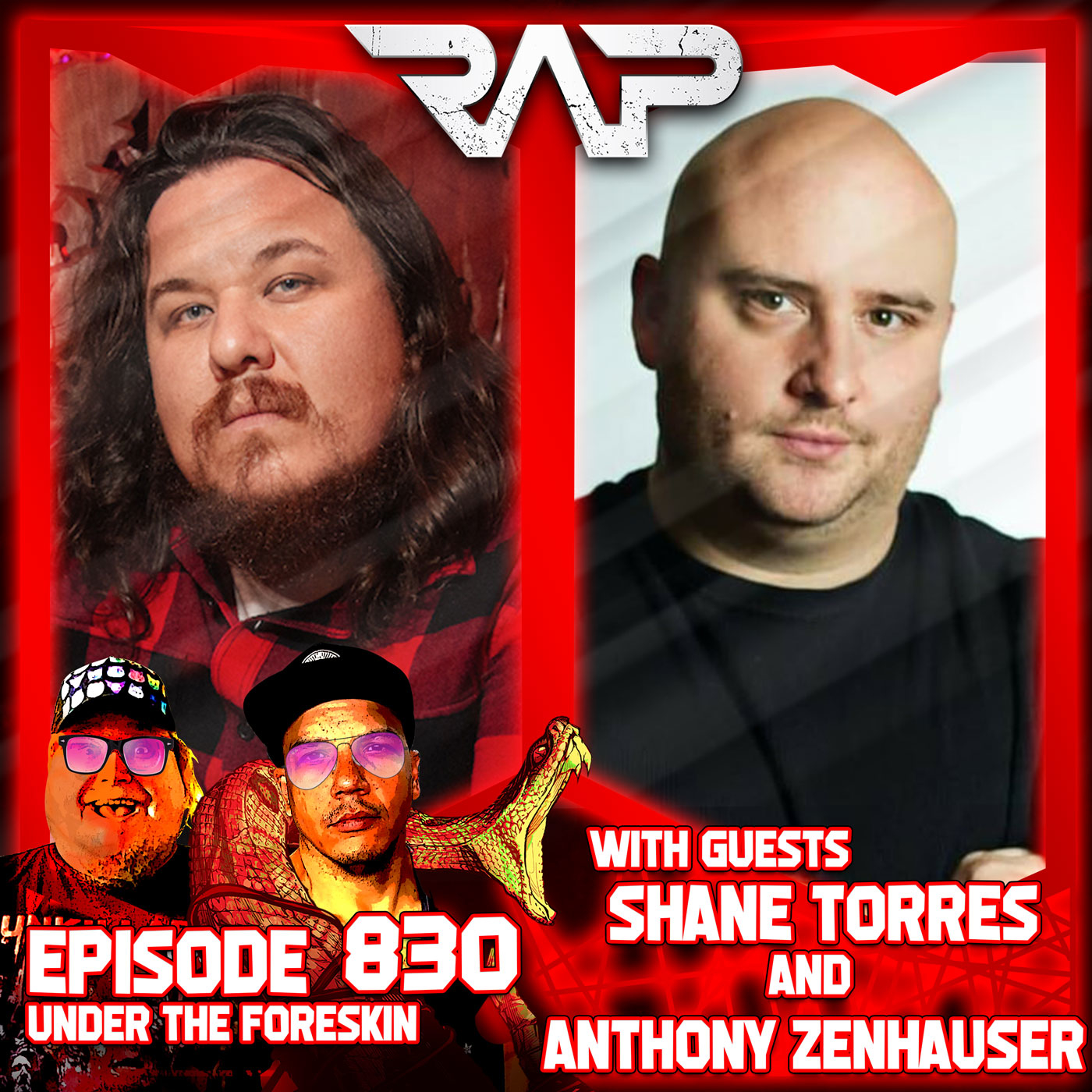 0830. Under The Foreskin (Shane Torres & Anthony Zenhauser) episode artwork