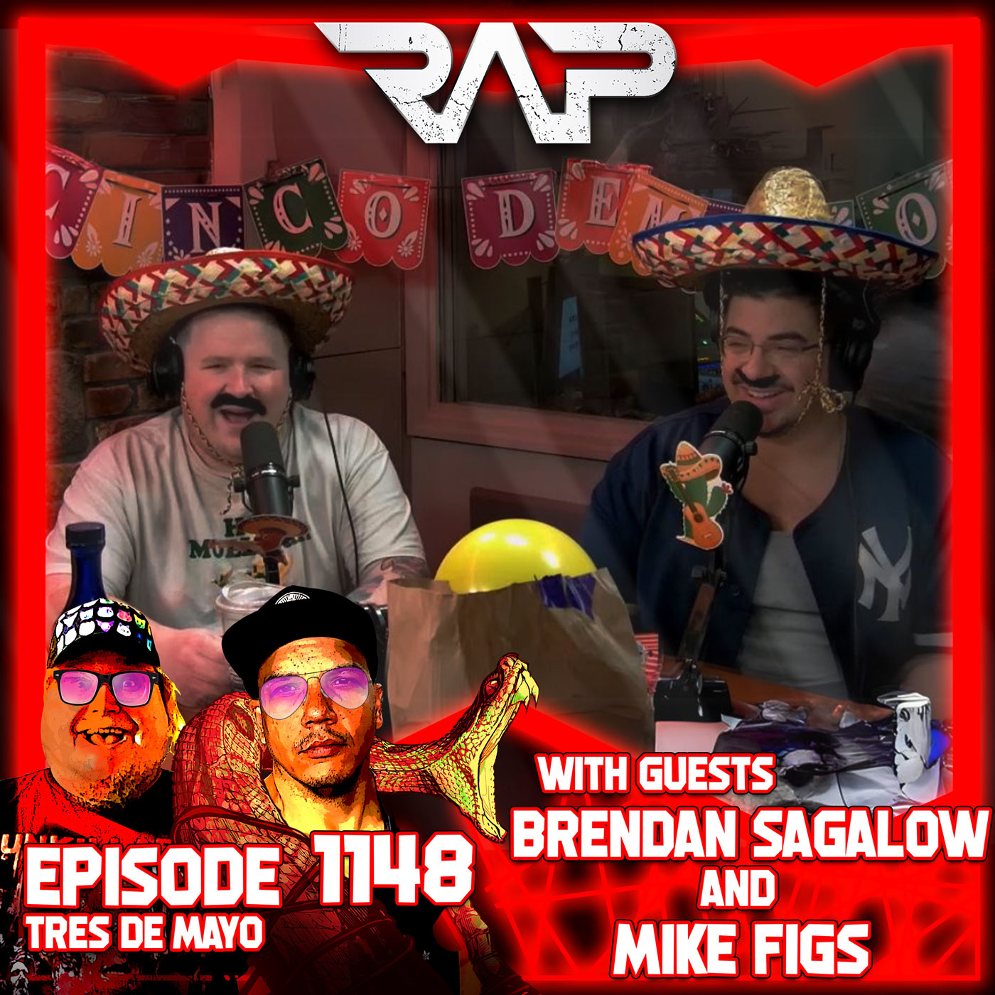 1148. Tres De Mayo (Brendan Sagalow and Mike Figs) episode artwork