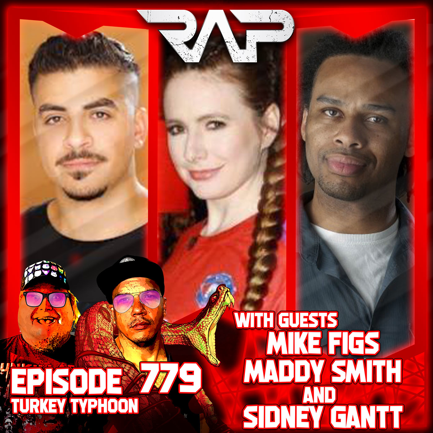 0779. Turkey Typhoon (Mike Figs, Maddy Smith & Sidney Gantt) episode artwork