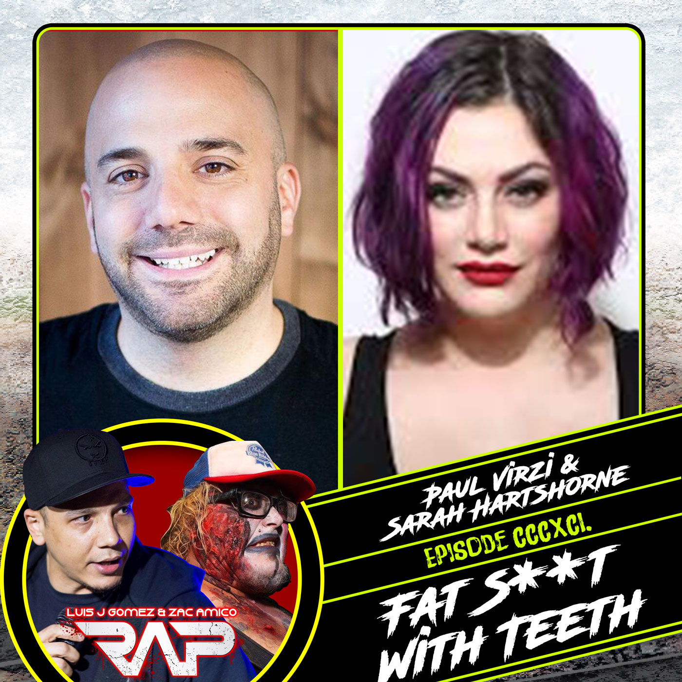 0391. Fat Shit With Teeth (Paul Virzi & Sarah Hartshorne) episode artwork
