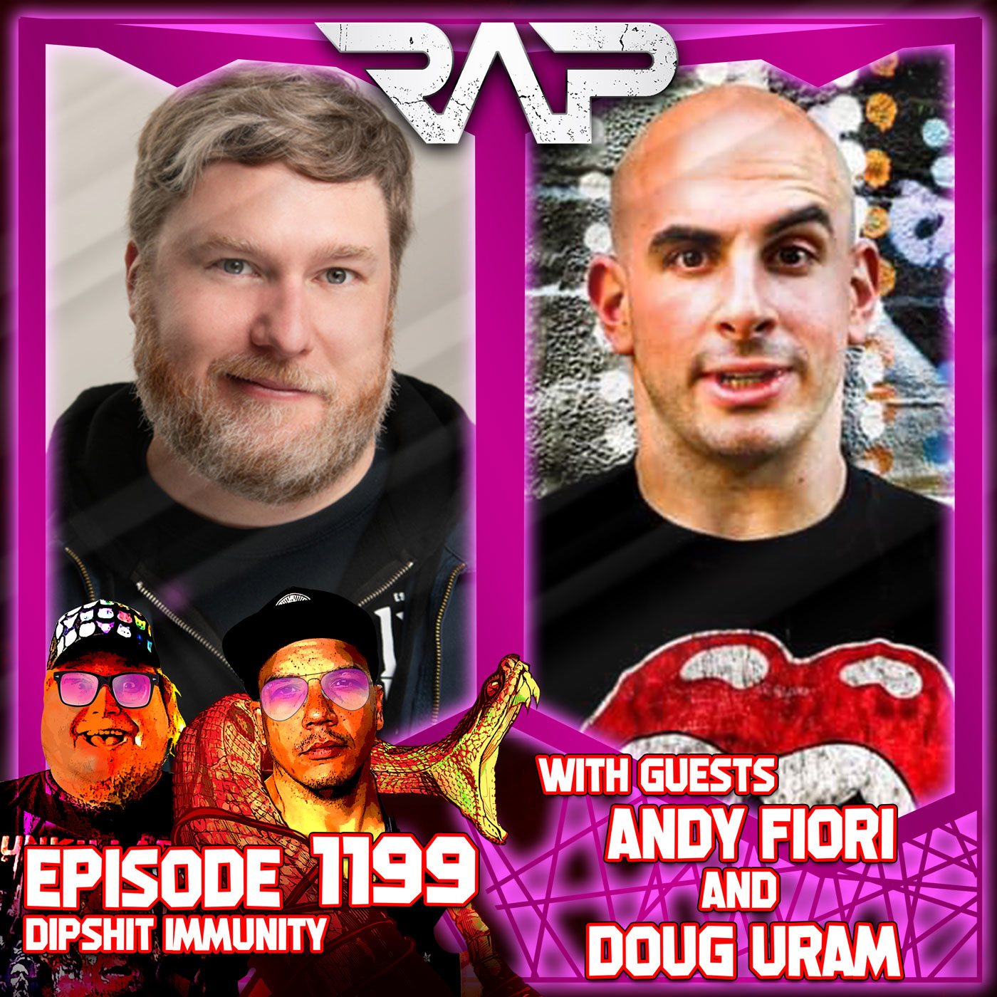 1199. Dipshit Immunity (Andy Fiori and Doug Uram) episode artwork