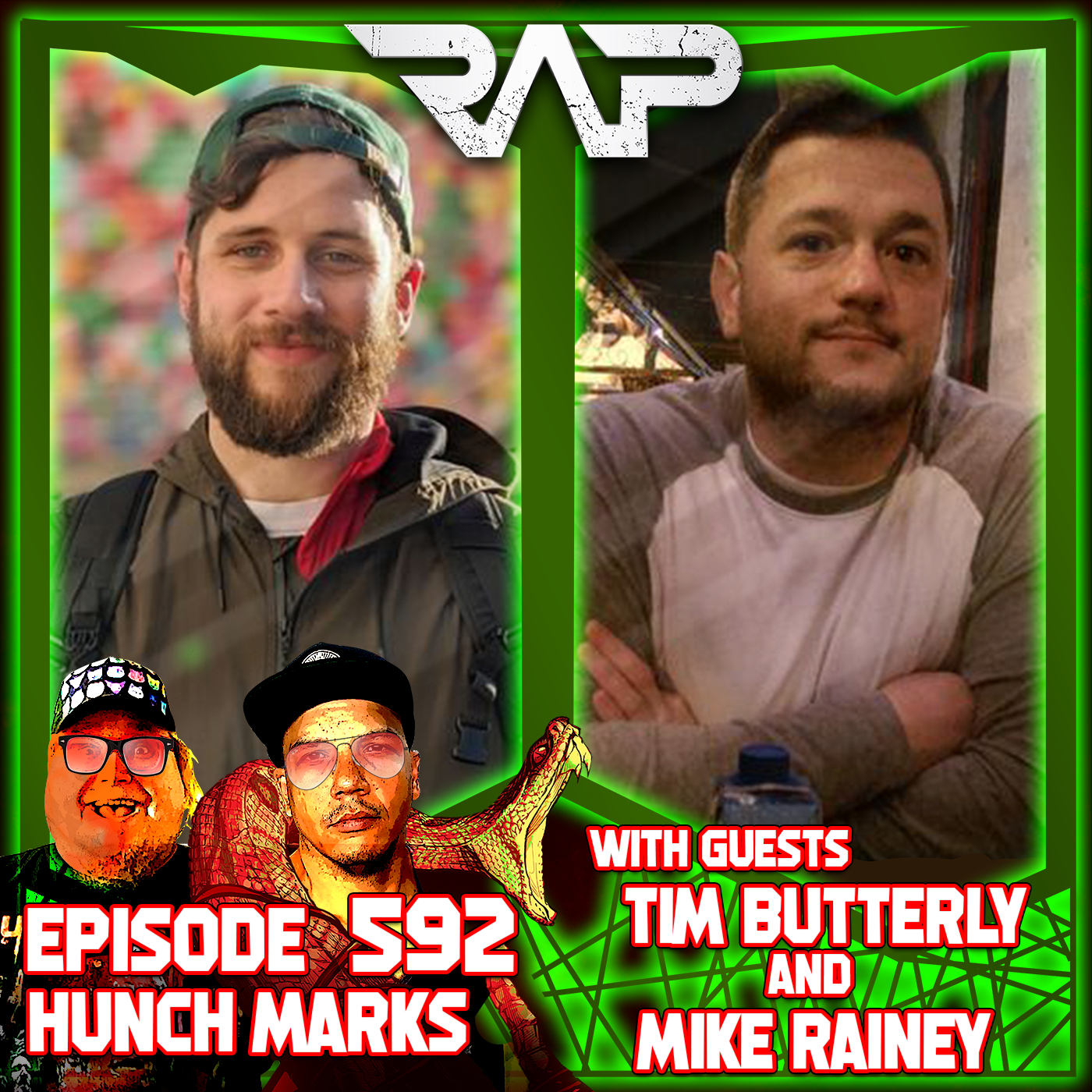 0592. Hunch Marks (Tim Butterly & Mike Rainey) episode artwork