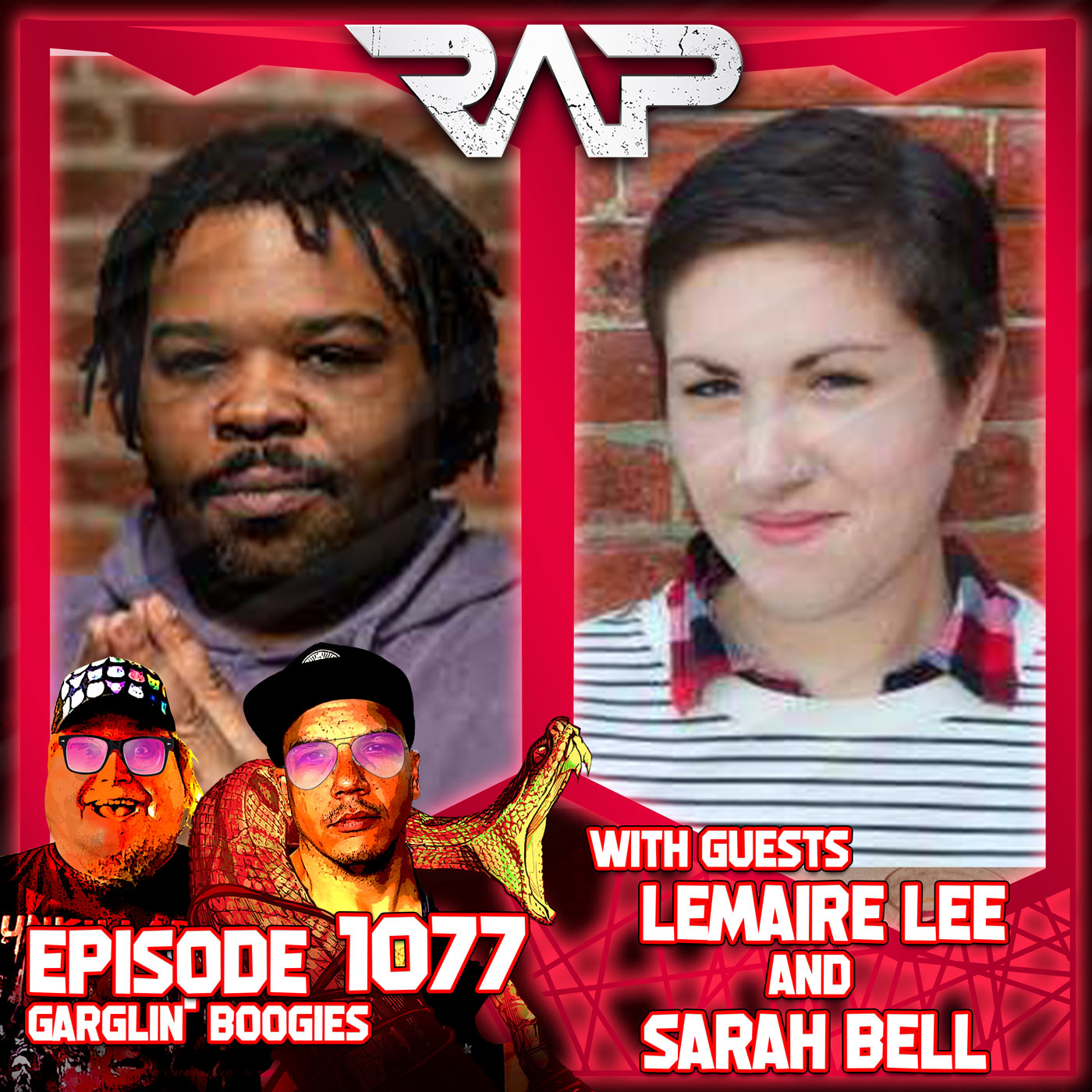1077. Gargling Boogers (LeMaire Lee and Sarah Bell) episode artwork