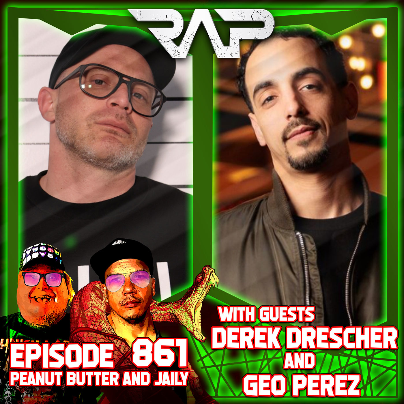 0861. Peanut Butter And Jaily (Derek Drescher & Geo Perez) episode artwork