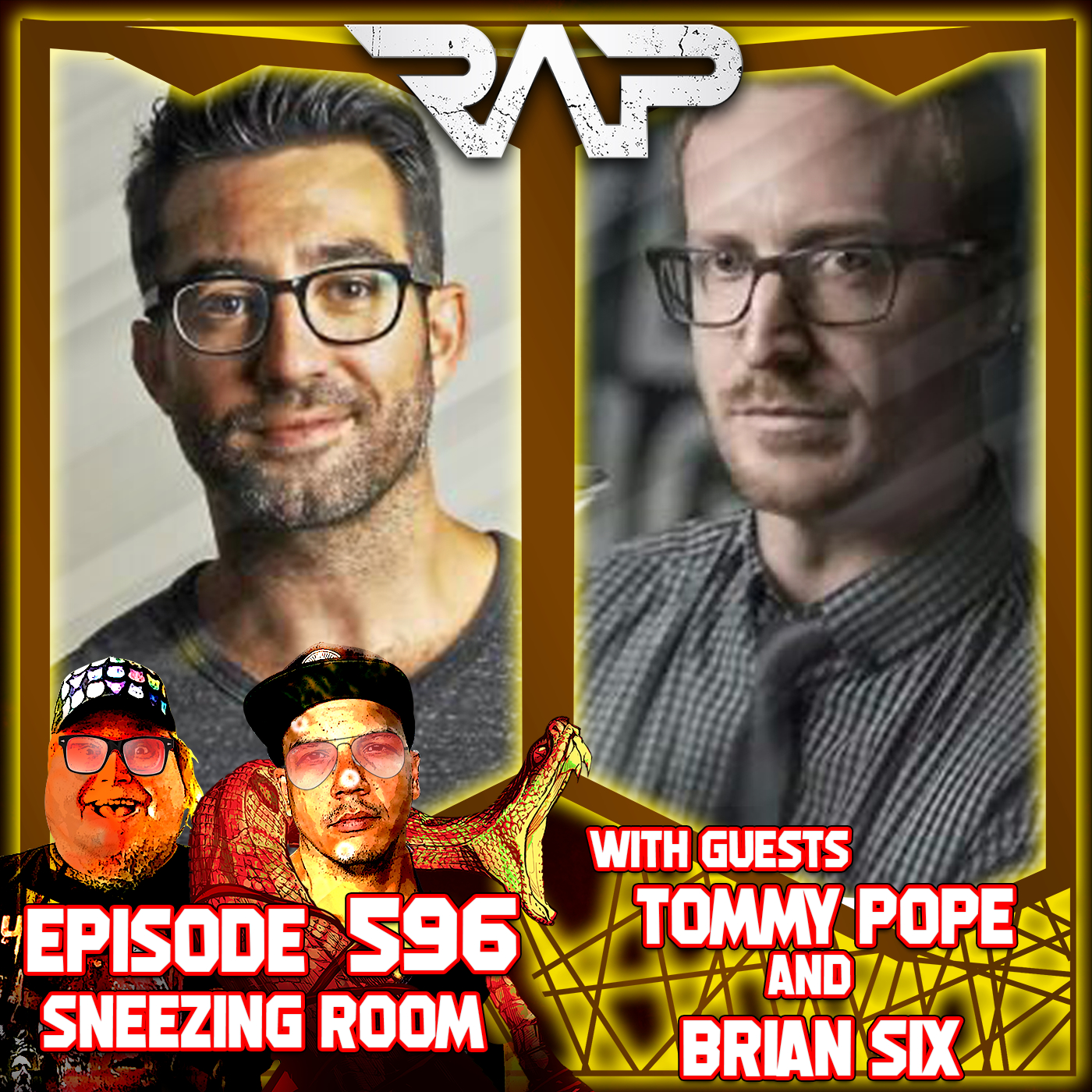 0596. Sneezing Room (Tommy Pope & Brian Six) episode artwork