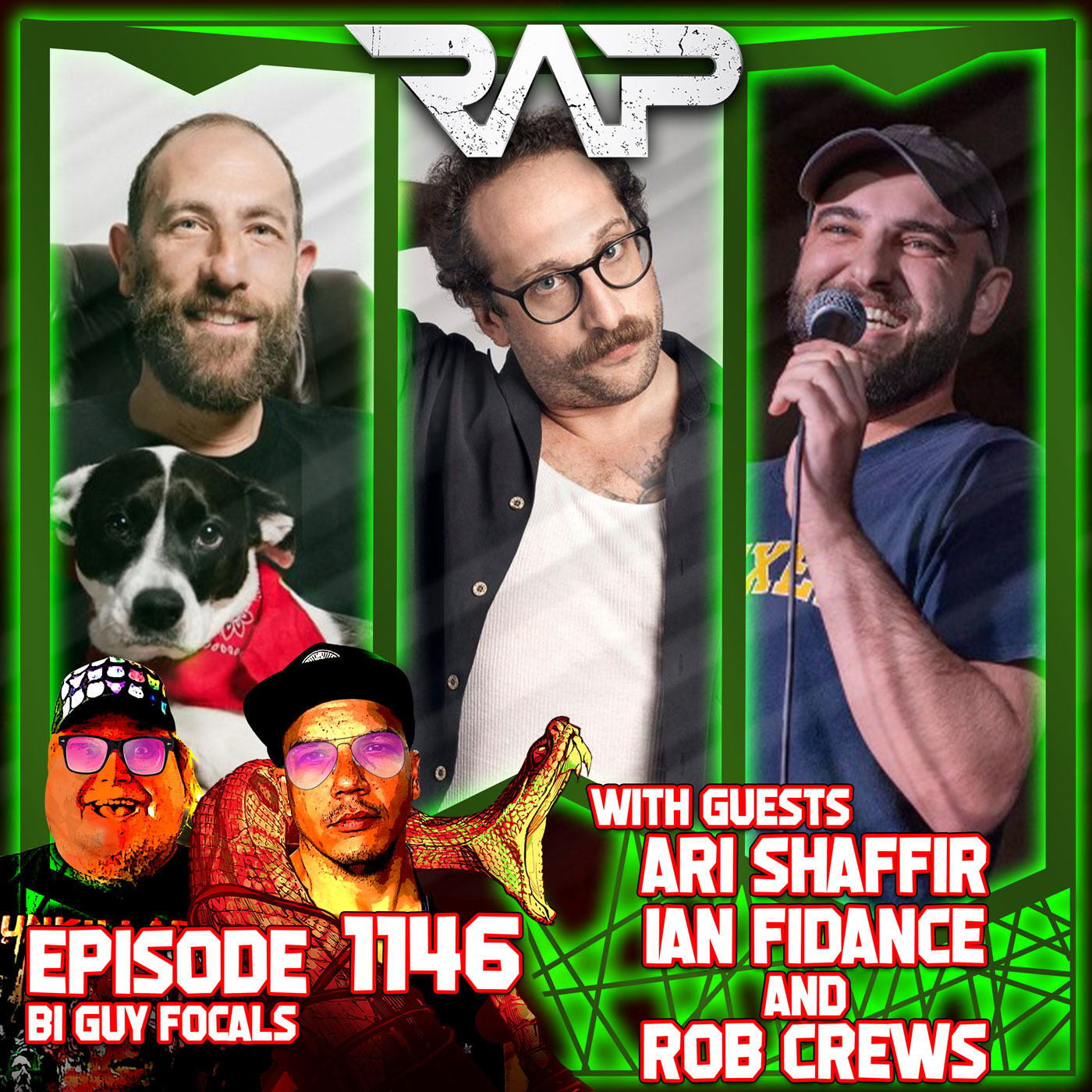 1146. Bi Guy Focals (Ari Shaffir, Ian Fidance and Rob Crews) episode artwork