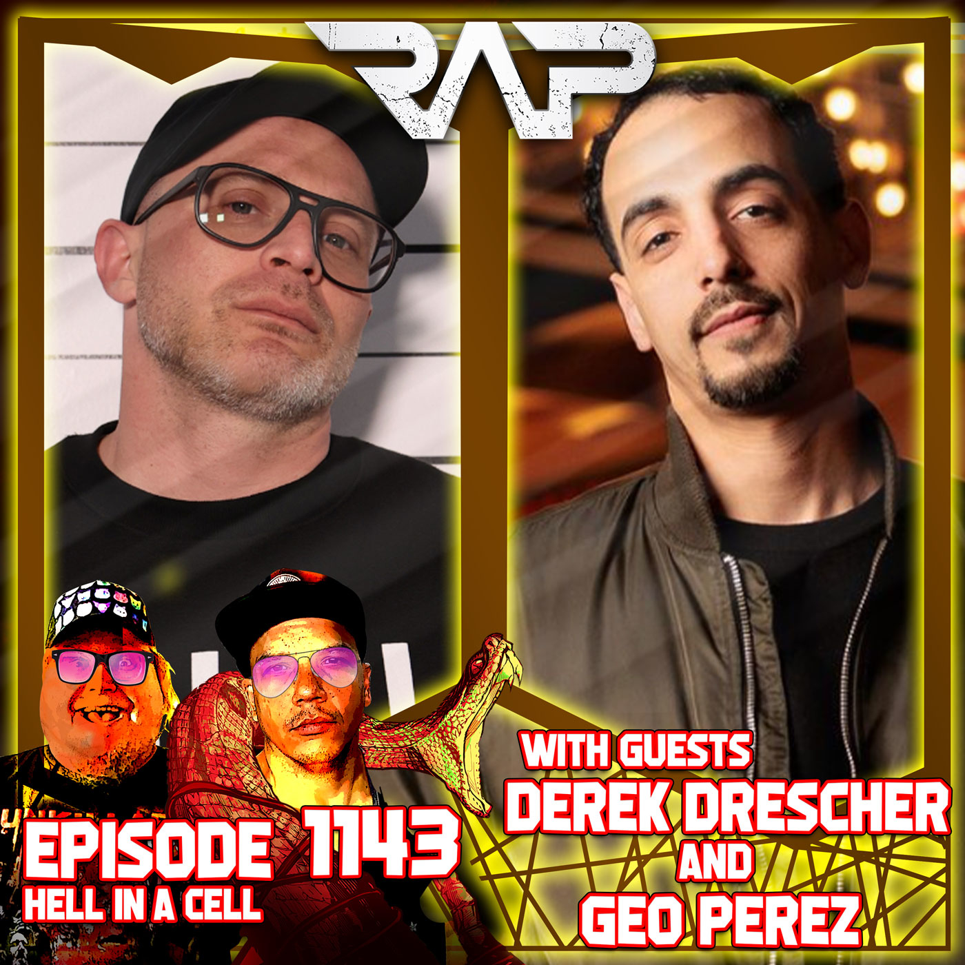 1143. Hell In A Cell (Derek Drescher and Geo Perez) episode artwork
