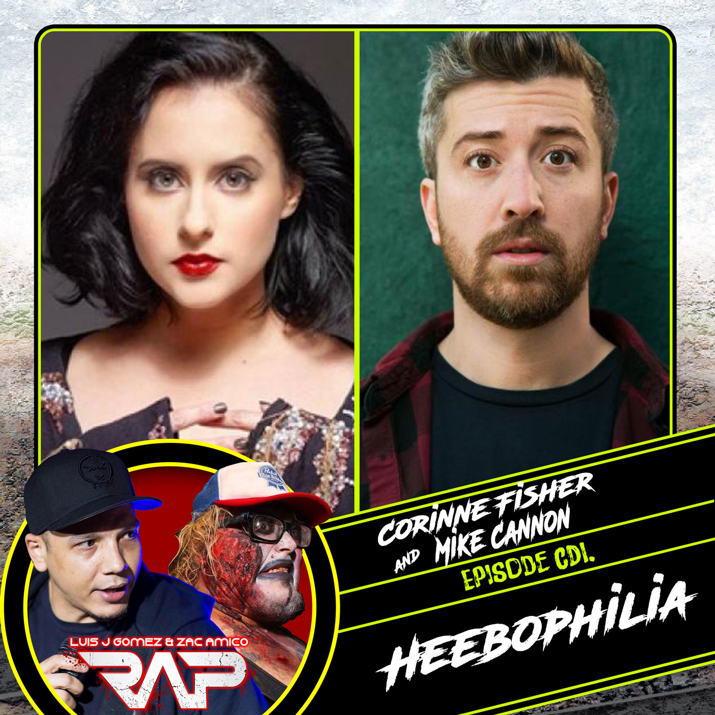 0401. Heebophilia (Corinne Fisher & Mike Cannon) episode artwork