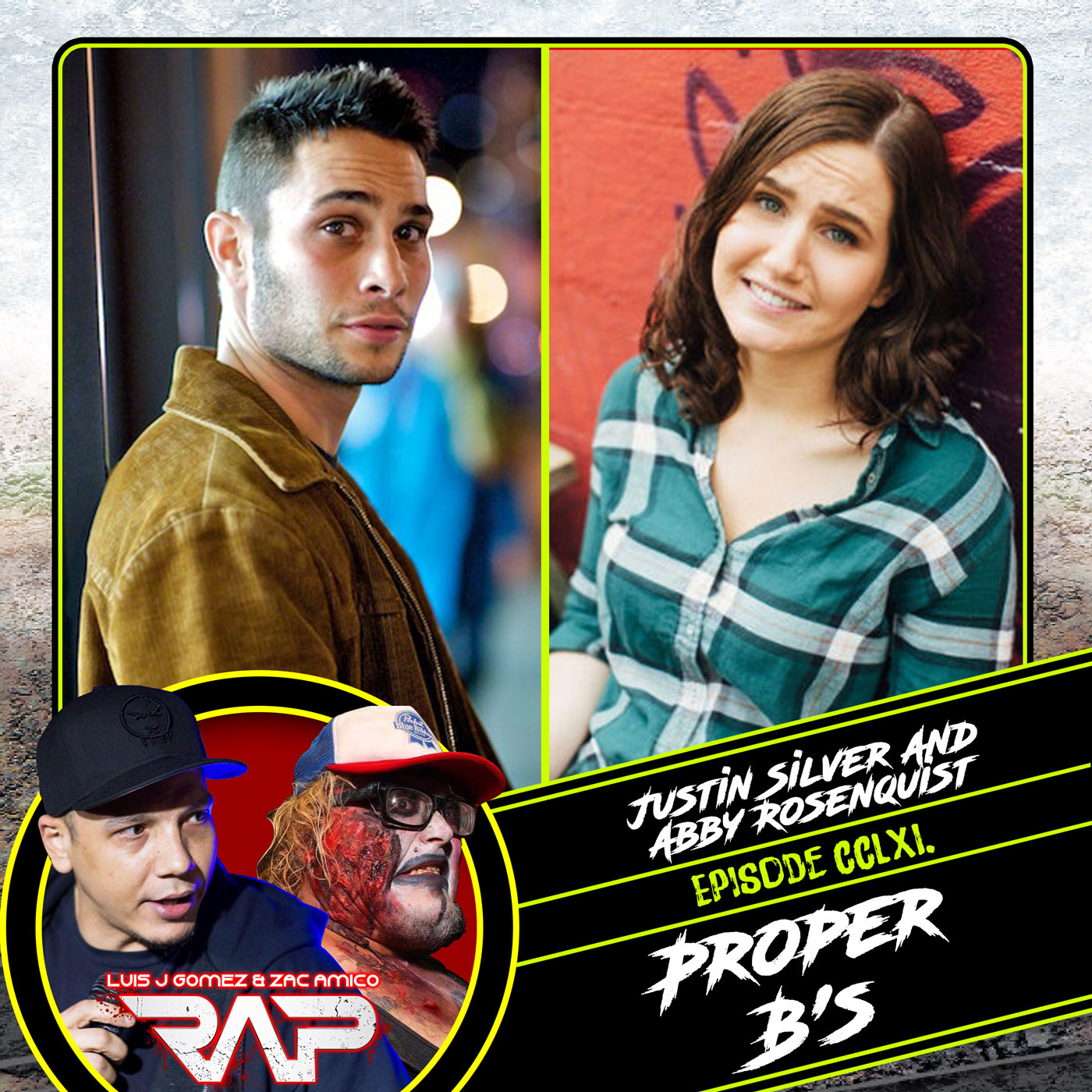 0261. Proper B's (Justin Silver & Abby Rosenquist) episode artwork