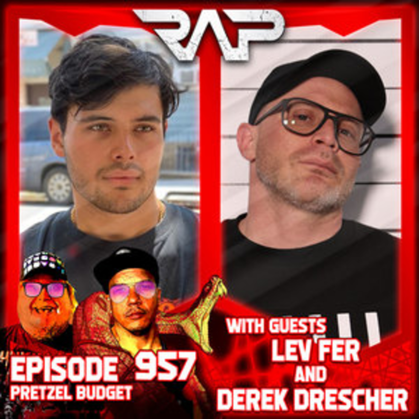 0957. Pretzel Budget (Lev Fer & Derek Drescher) episode artwork