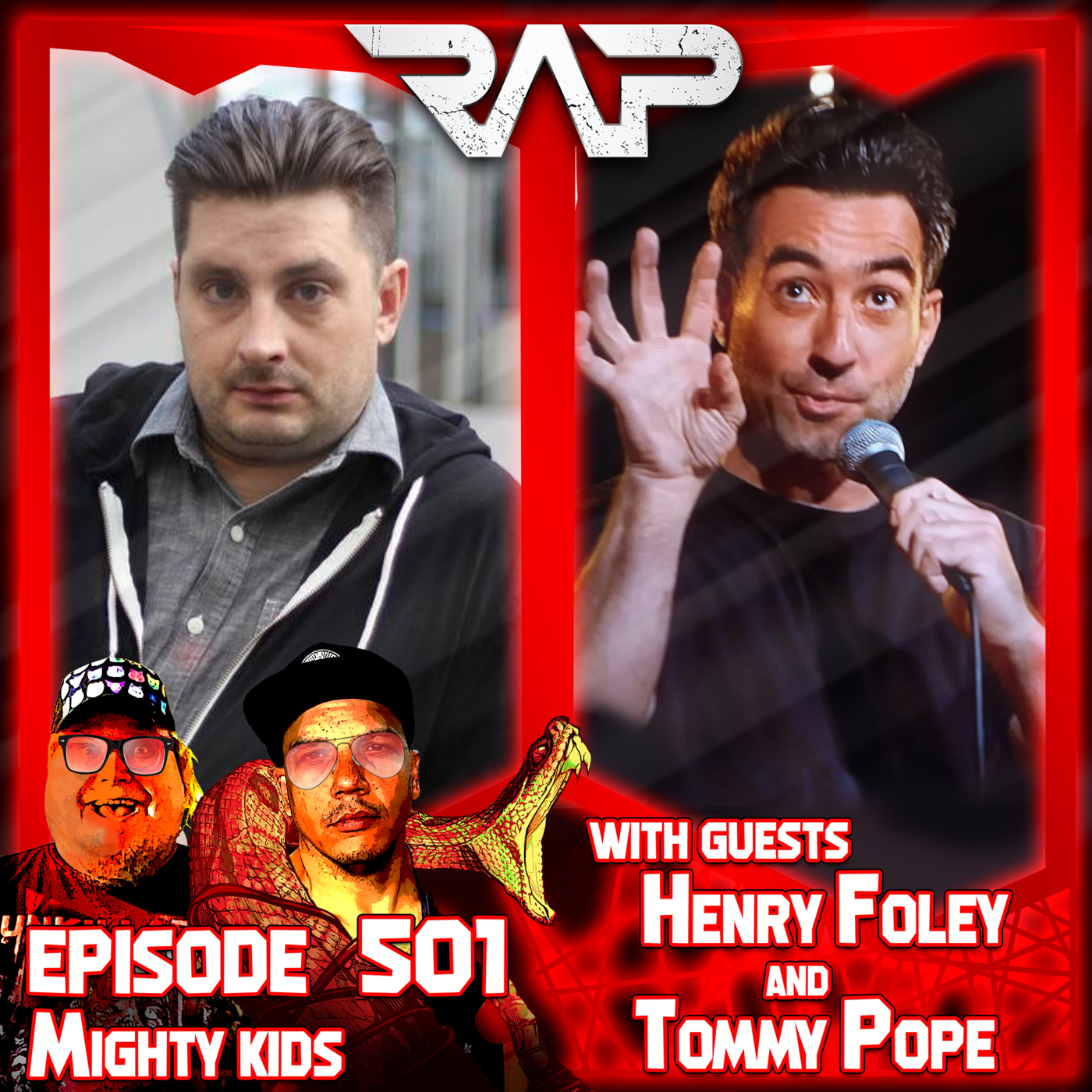 0501. Mighty Kids (Tommy Pope & Henry Foley) episode artwork