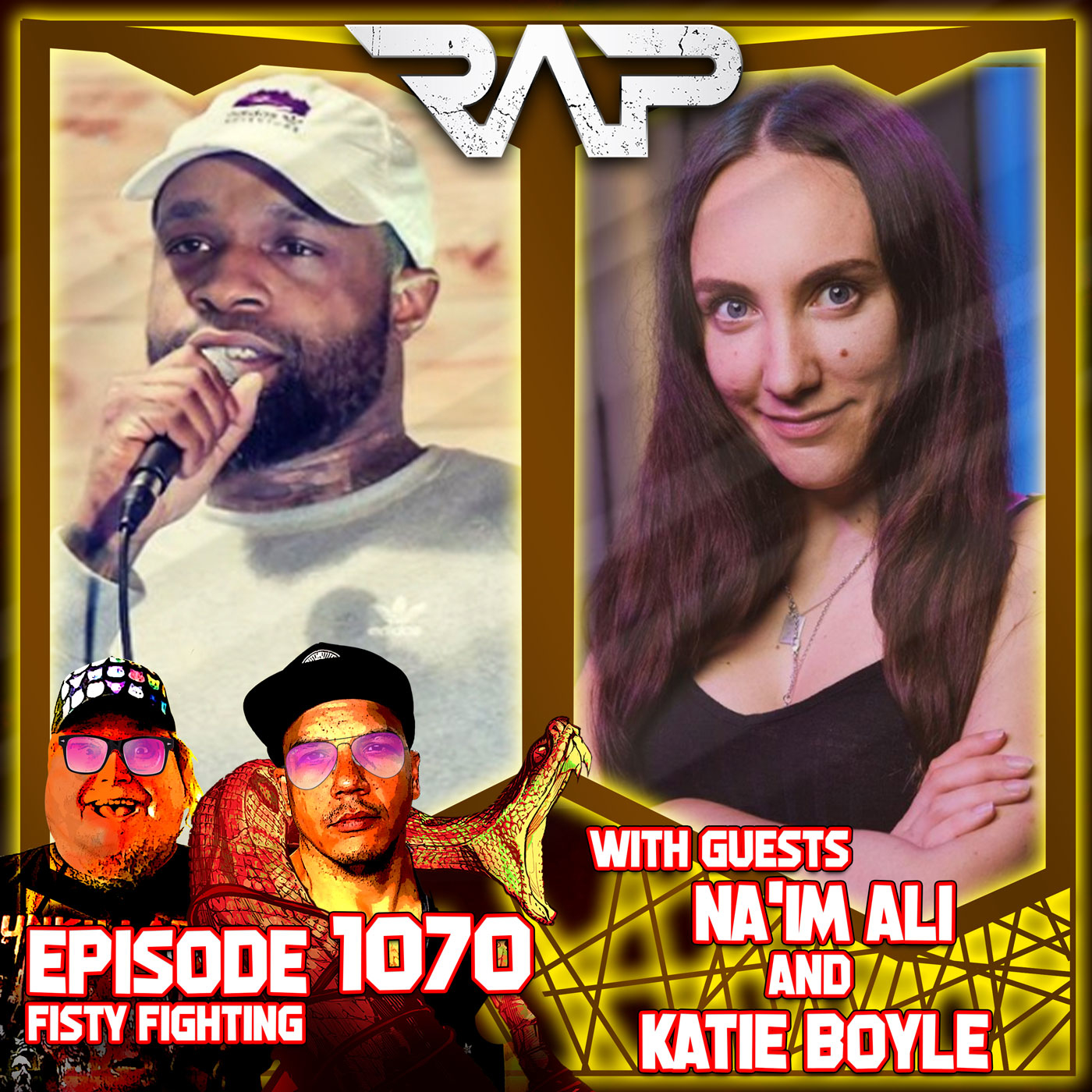 1070. Fisty Fighting (Na'im Ali and Katie Boyle episode artwork