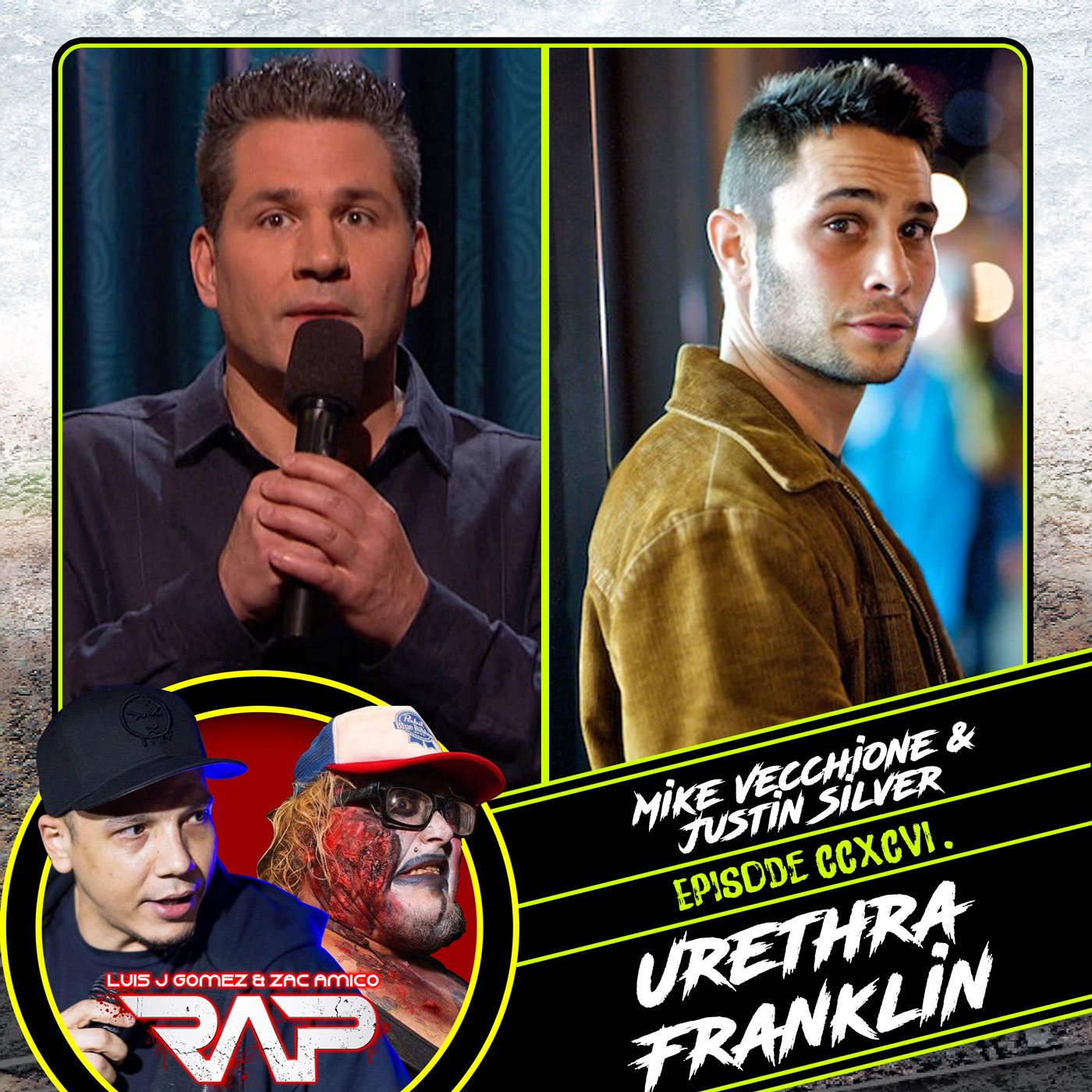0296. Urethra Franklin (Mike Vecchione & Justin Silver) episode artwork