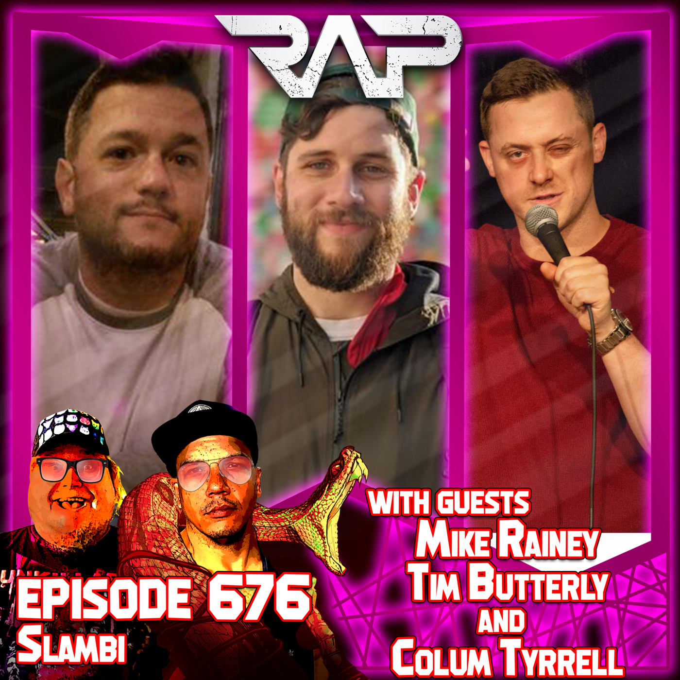 0676. Slambi (Colum Tyrrell, Tim Butterly & Mike Rainey) episode artwork