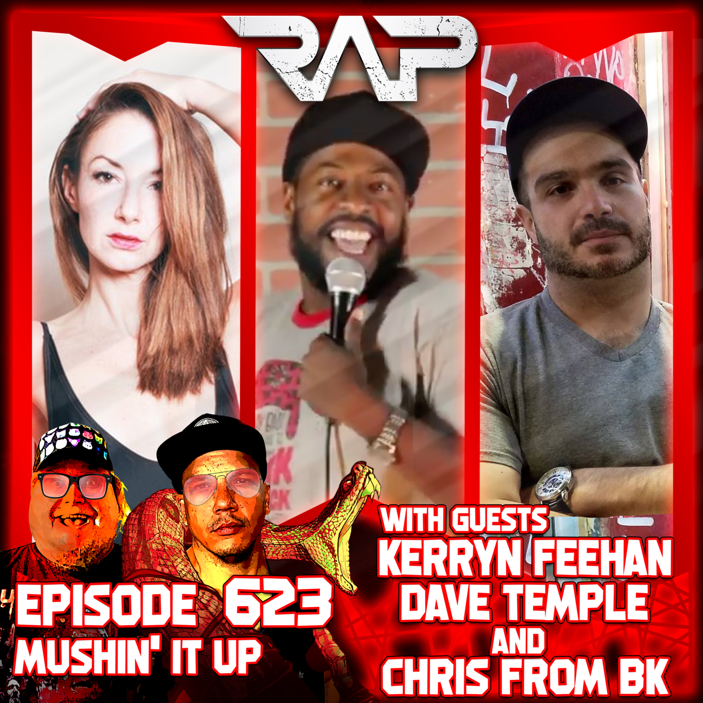 0623. Mushin' It Up (Kerryn Feehan, Dave Temple & Chris From BK) episode artwork