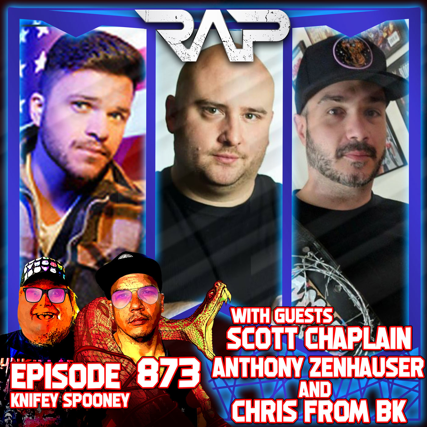 0873. Knifey Spooney (Scott Chaplain, Anthony Zenhauser & Chris From BK) episode artwork